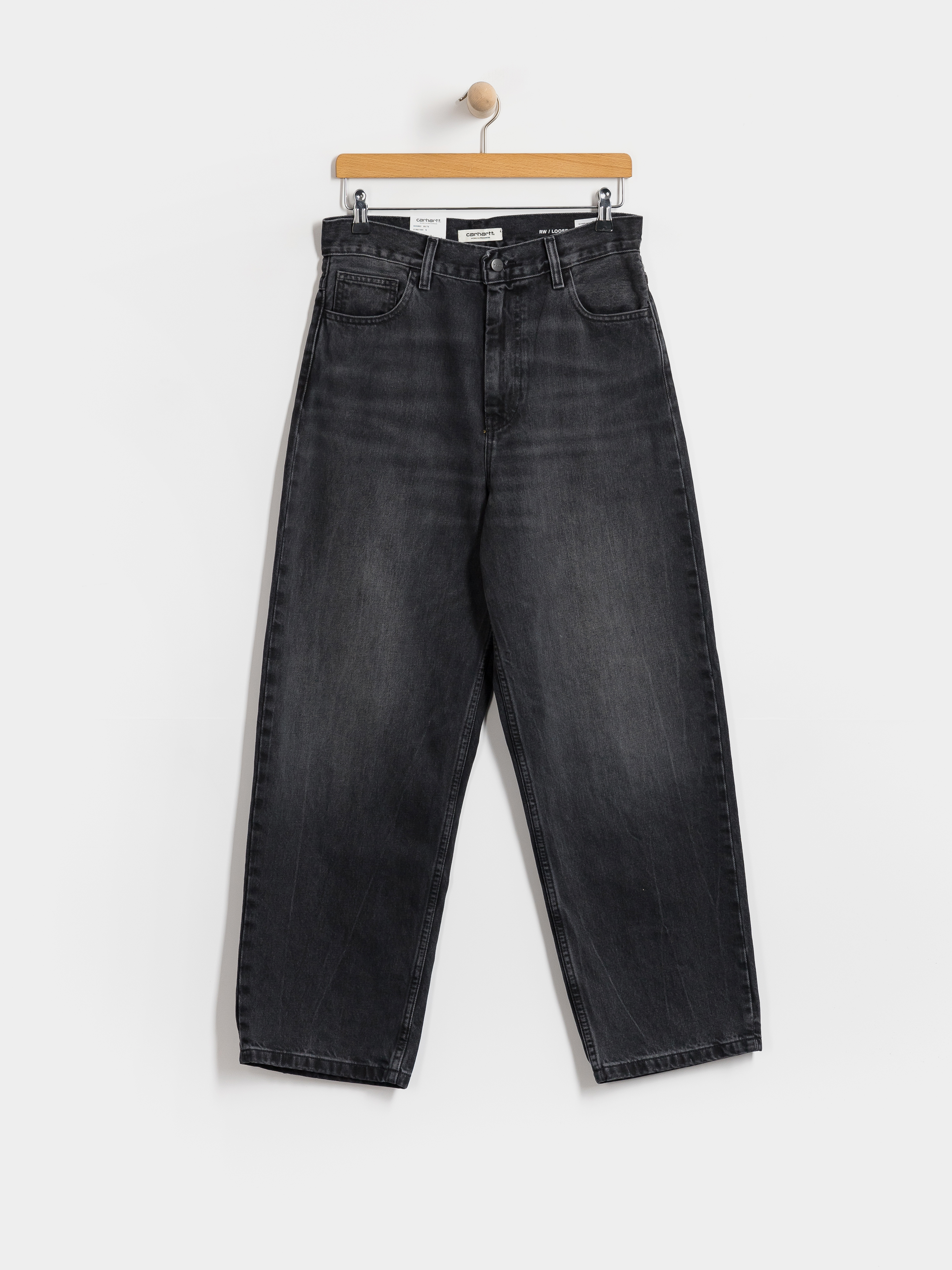 Штани Carhartt WIP Brandon Wmn (black/marble used wash)