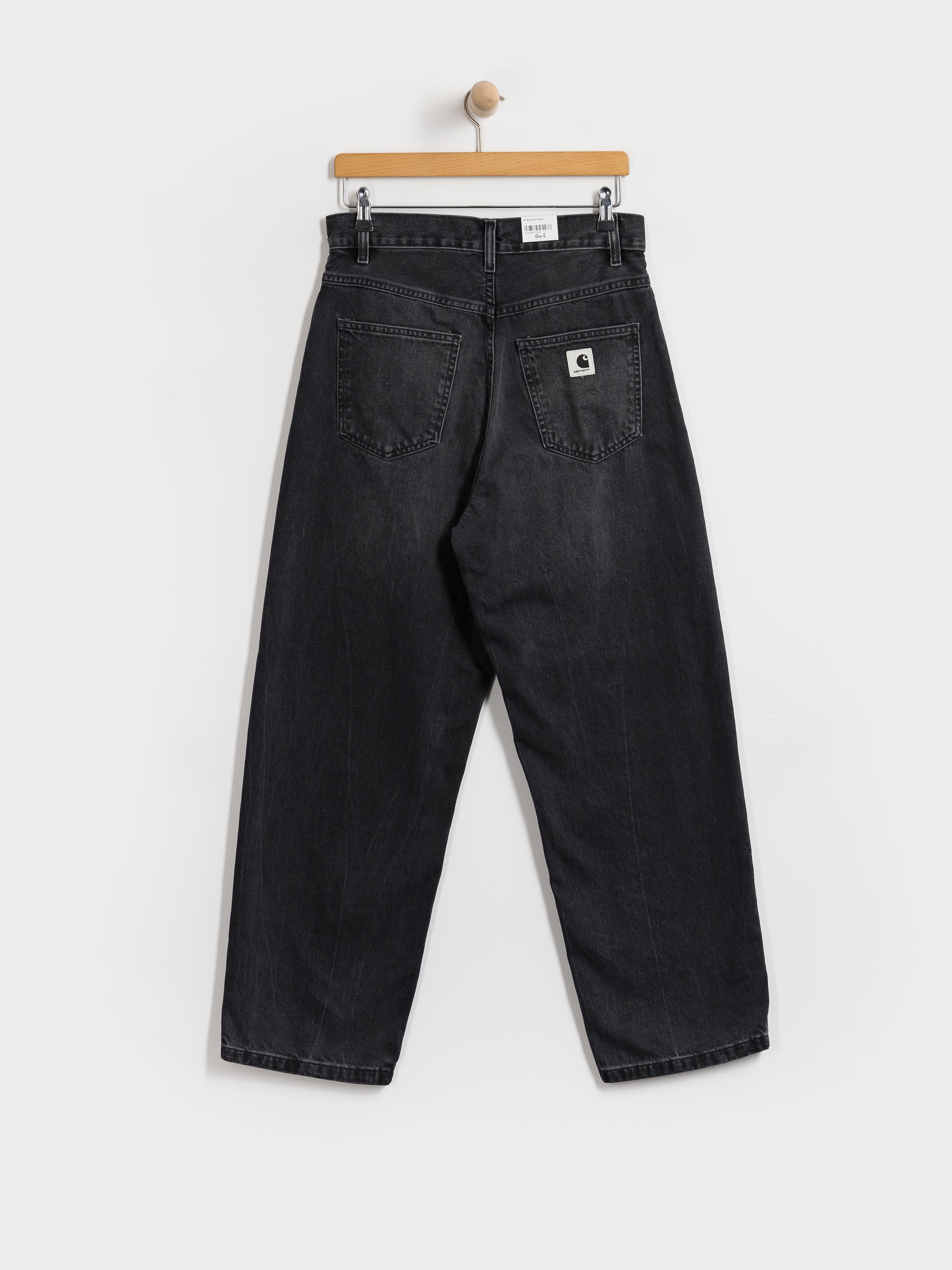 Штани Carhartt WIP Brandon Wmn (black/marble used wash)
