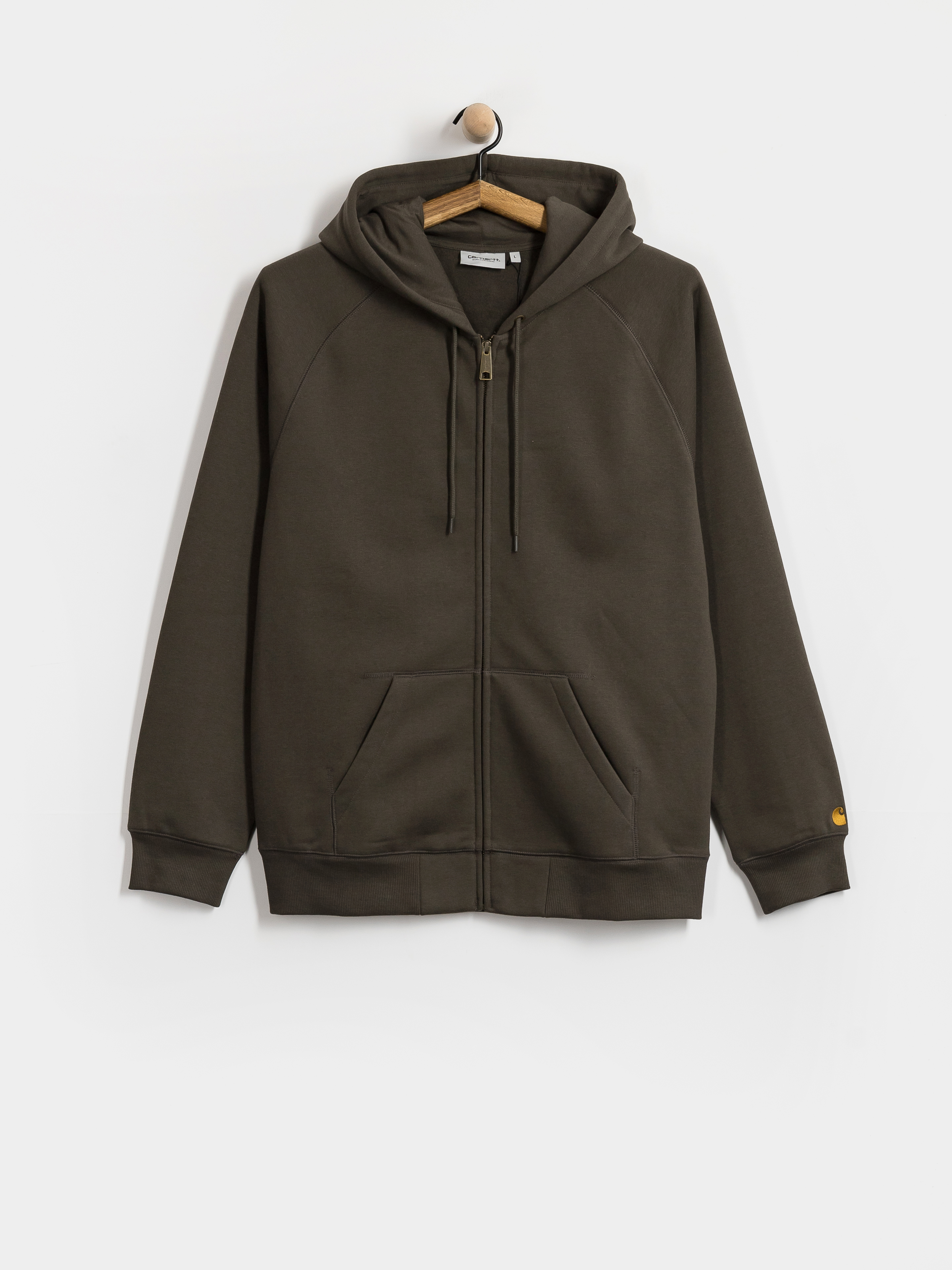 Худі Carhartt WIP Chase ZHD (shungite/gold)