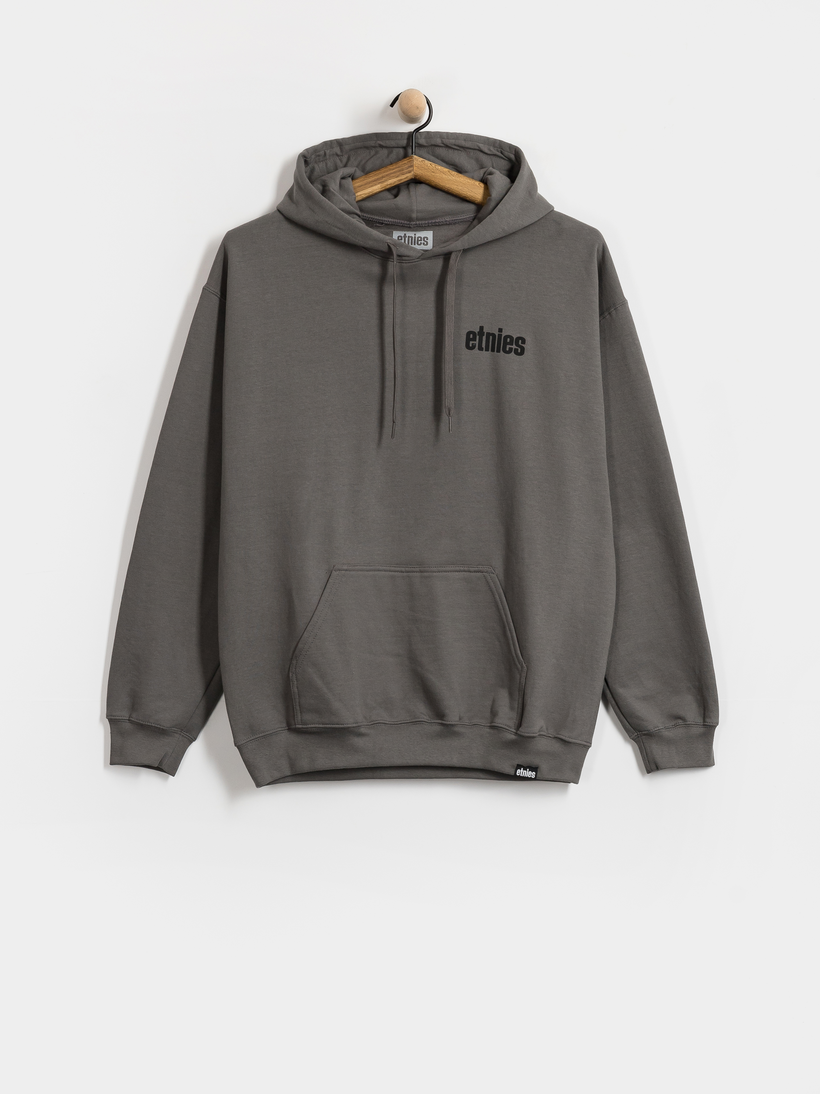 Худі Etnies Wordmark HD (dark grey/black)