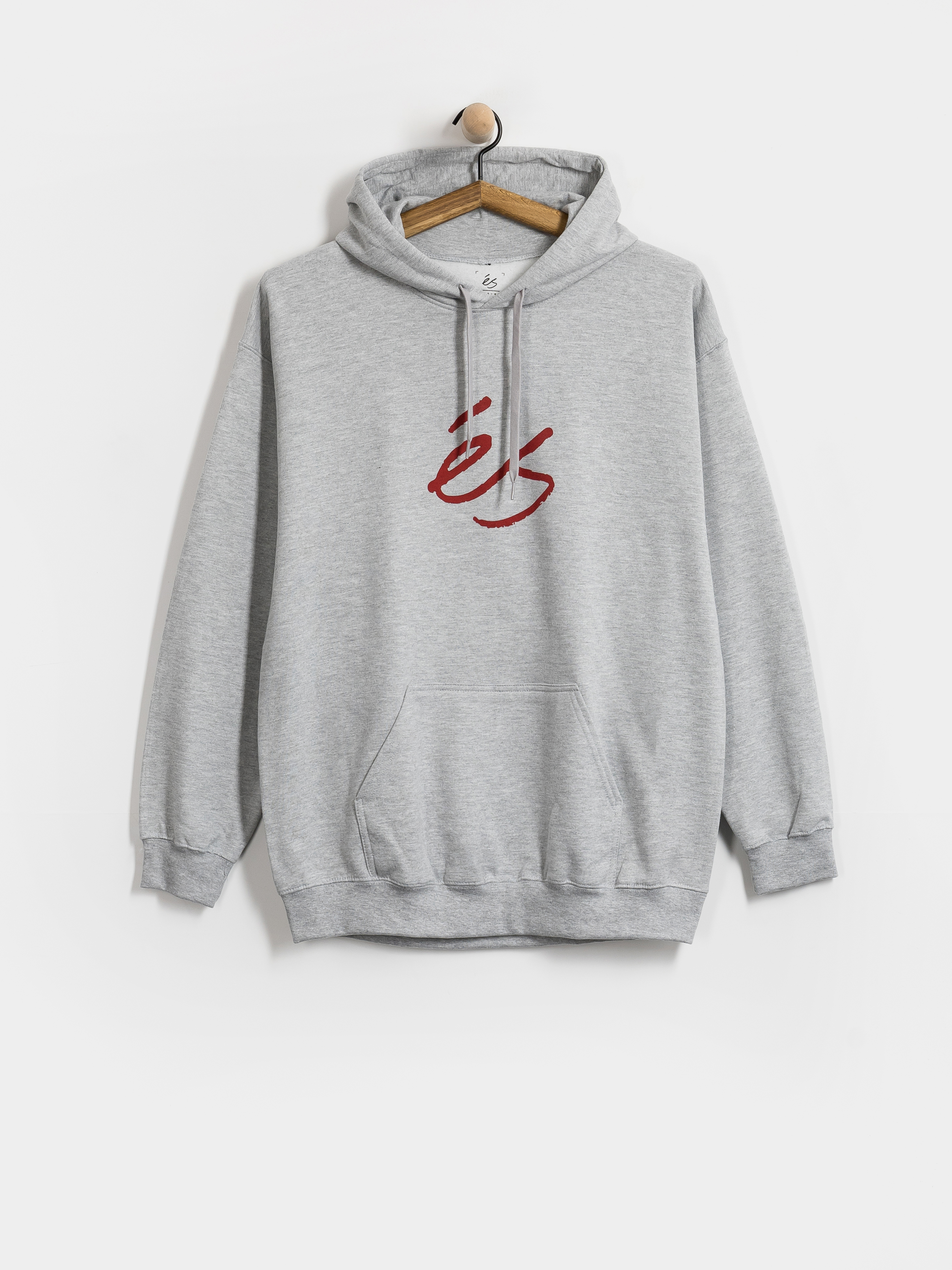 Худі eS Script HD (grey/red)