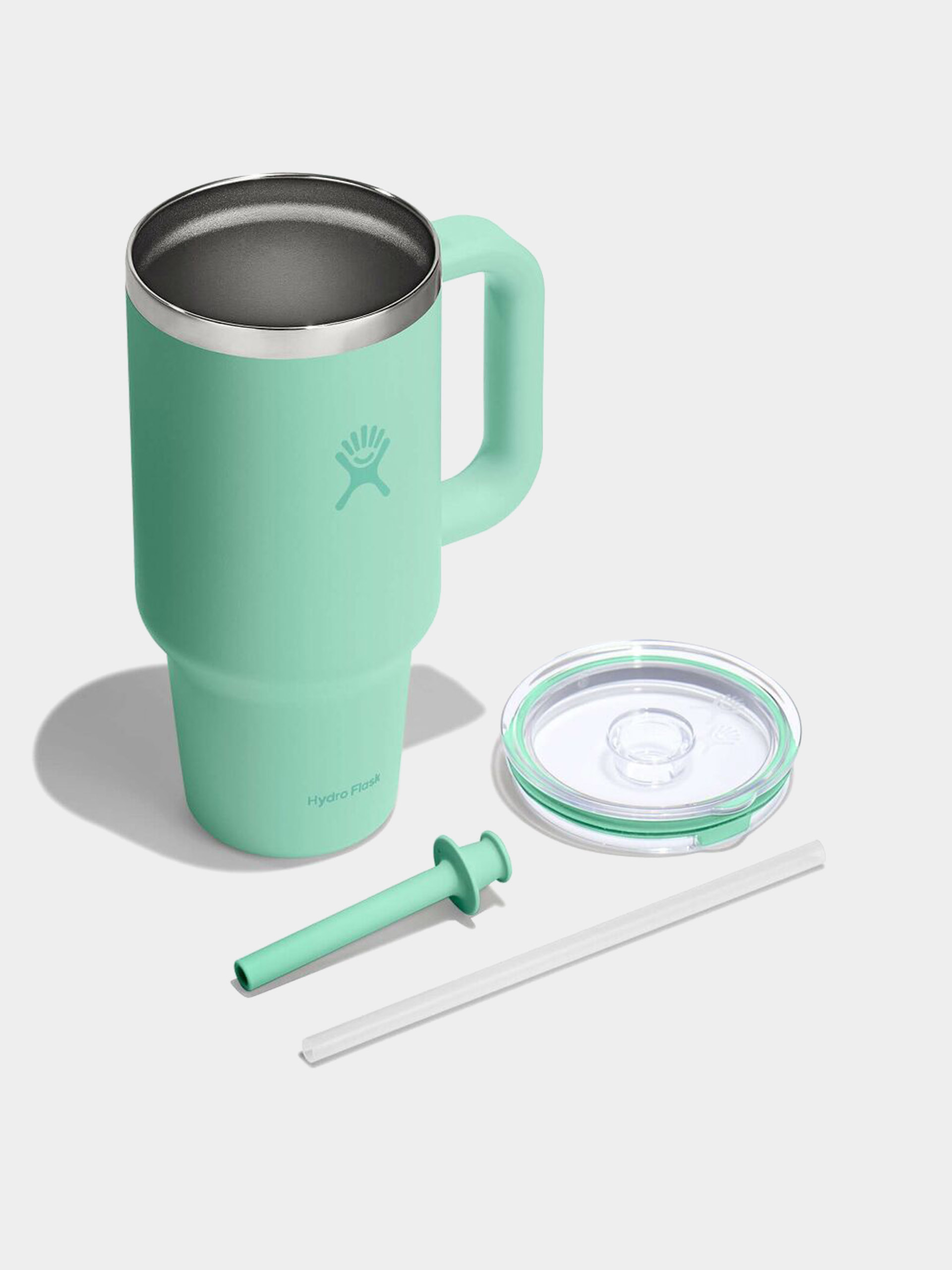 Чашка Hydro Flask Travel Tumbler Clear Lid 946ml (mermaid green)