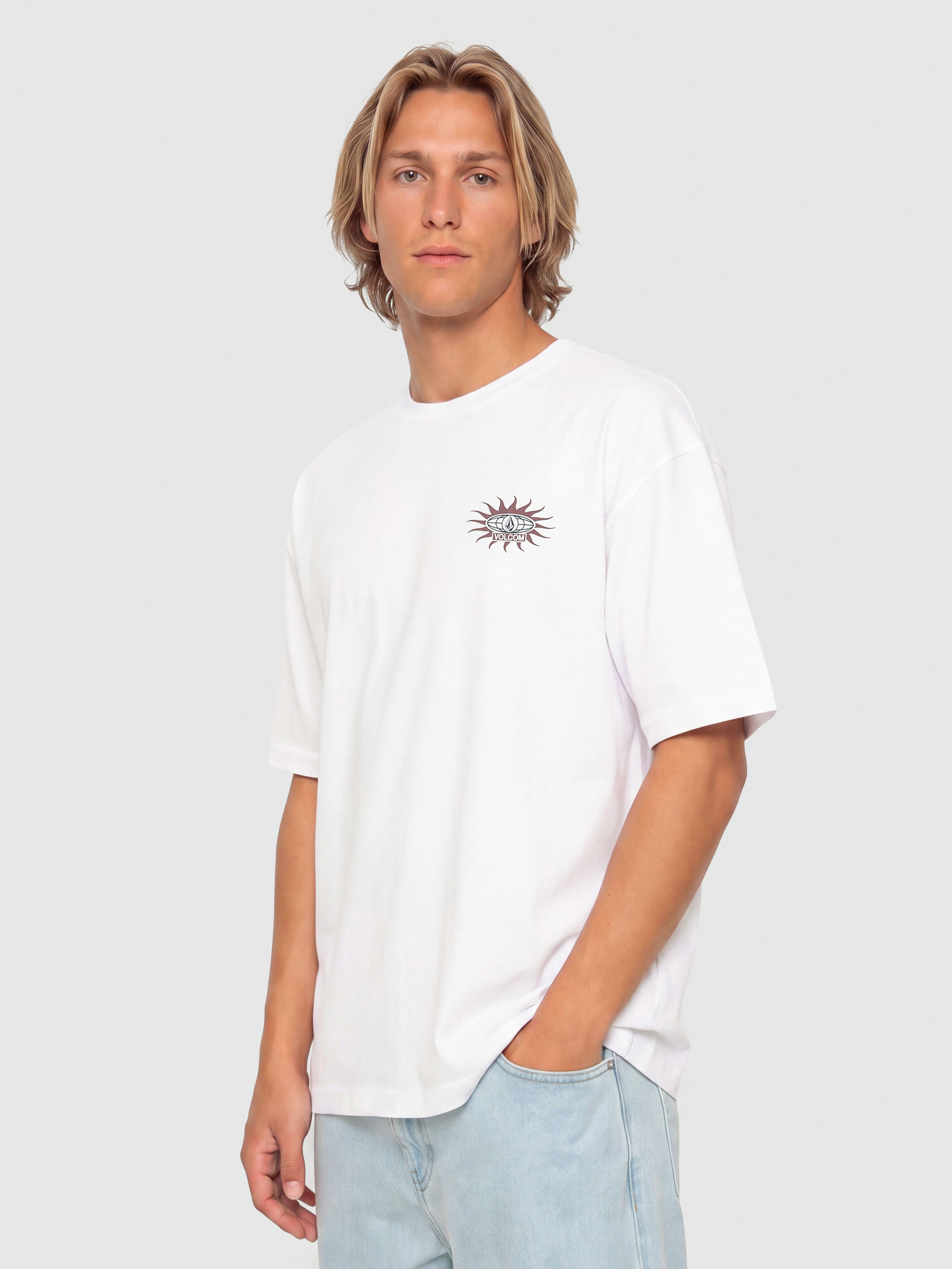 Футболка Volcom Sunlog Bsc (white)