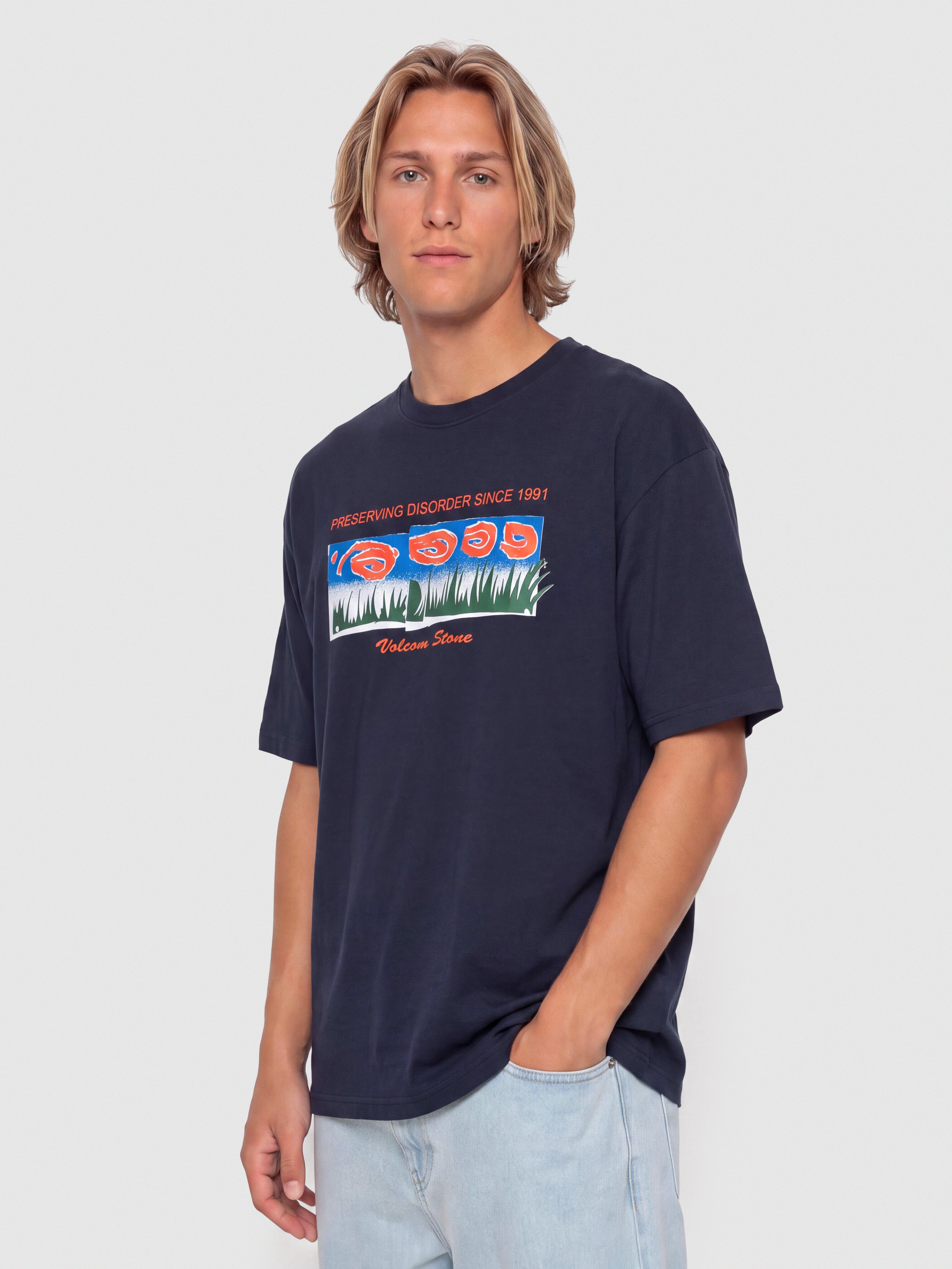 Футболка Volcom Fa Carrau 1 Lse (marine)