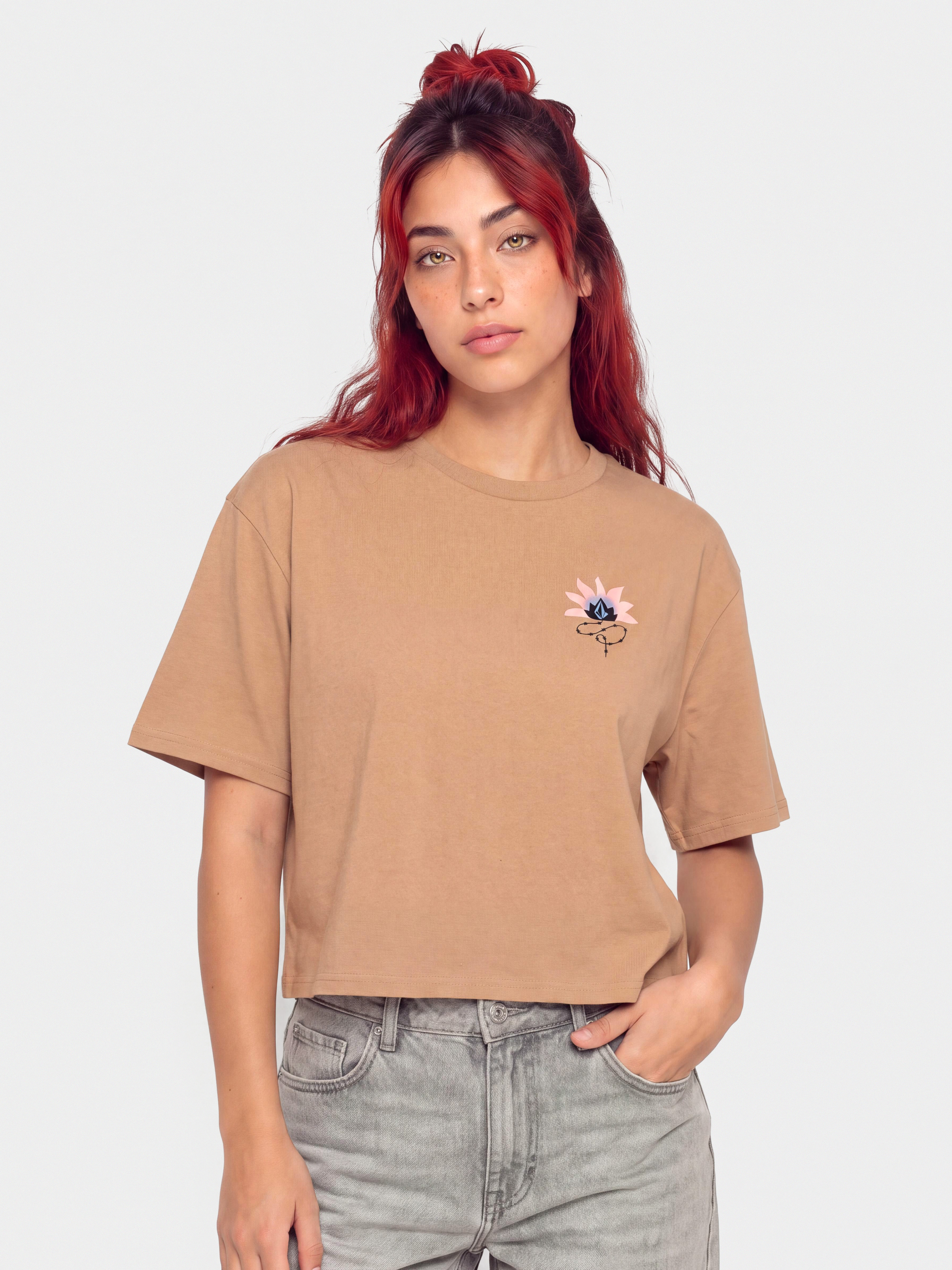Футболка Volcom Bliss Wmn (pale khaki)