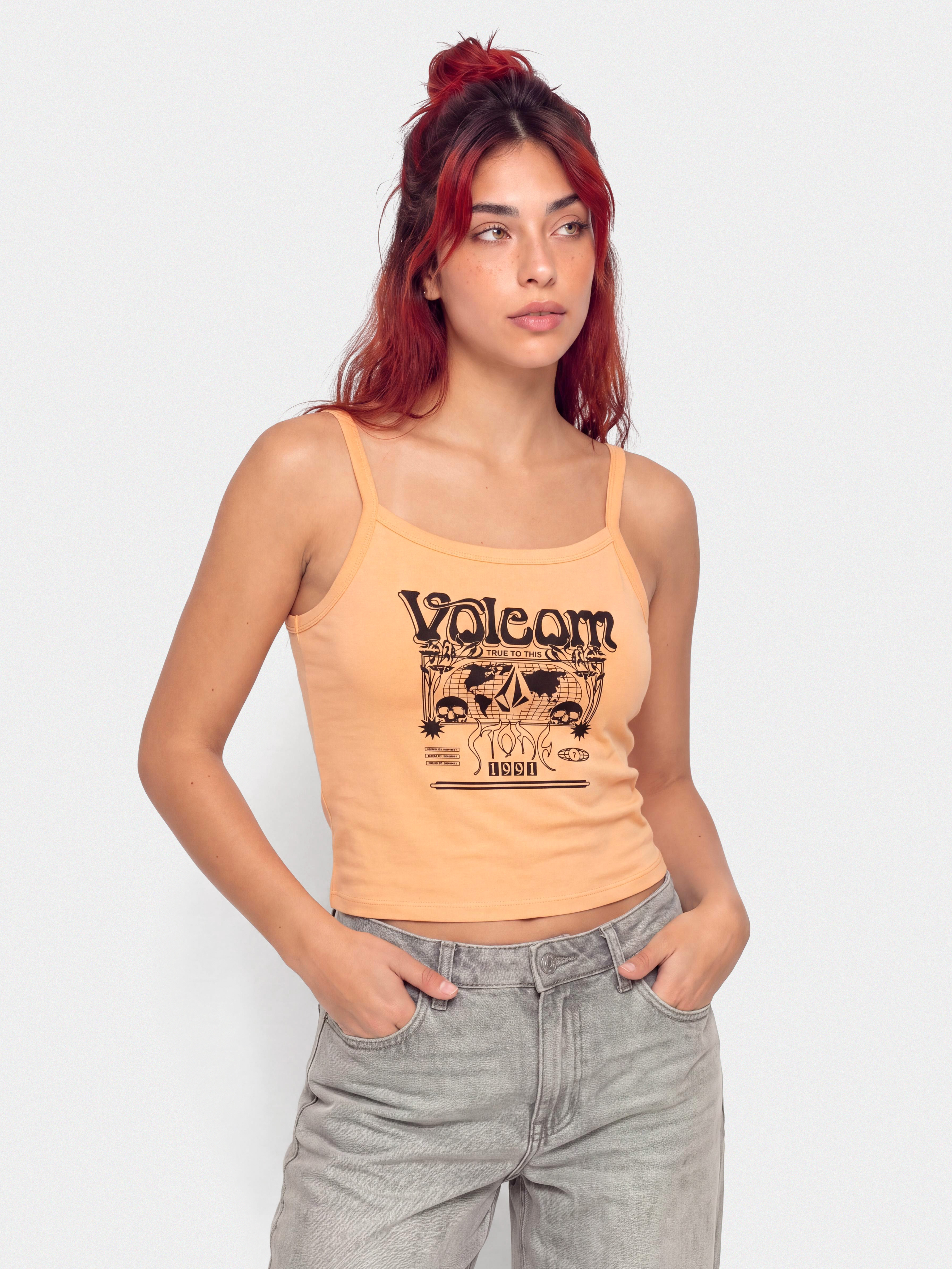  Футболка Volcom 1991 Strappy Wmn (pale peach)