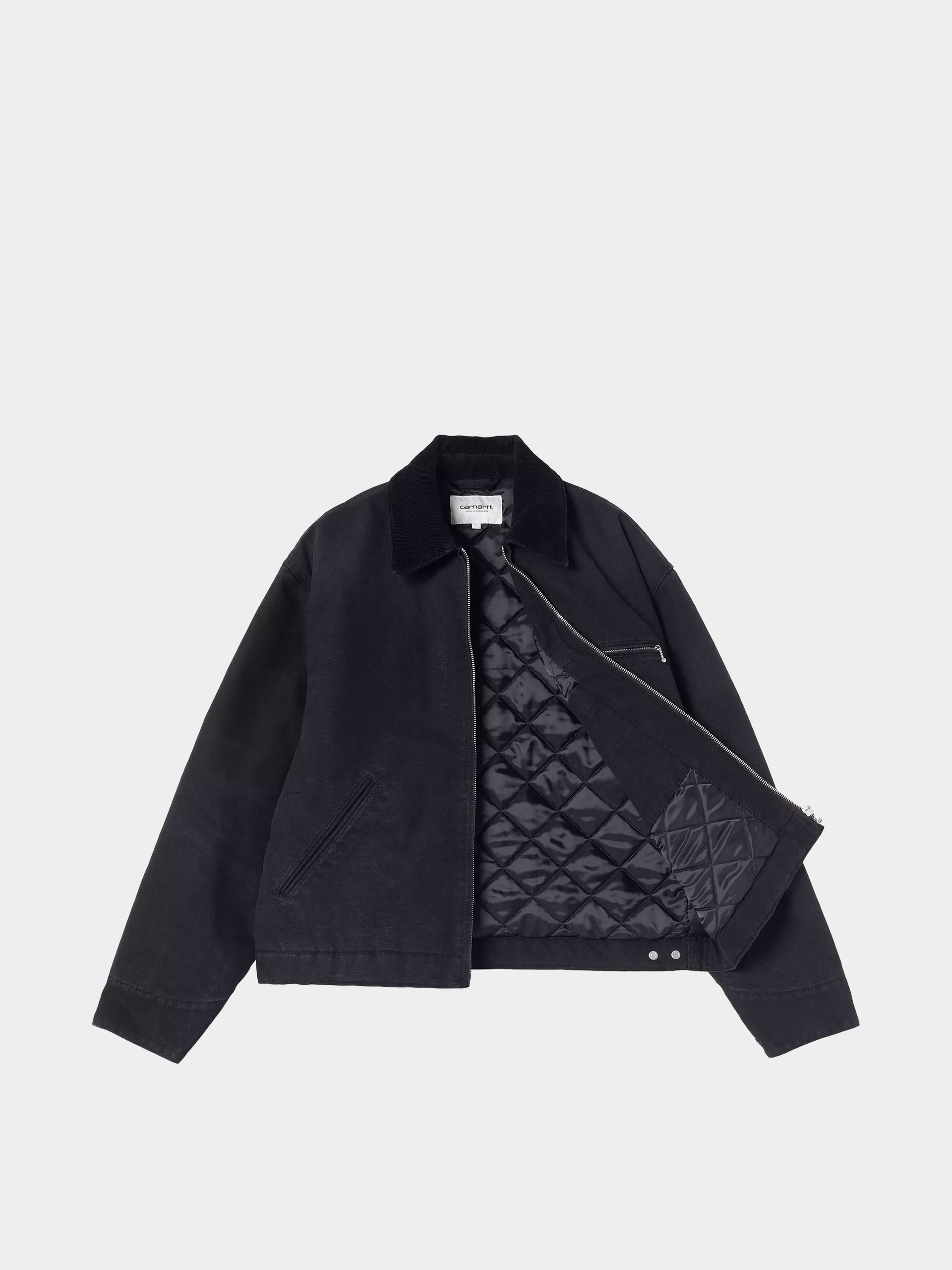Куртка Carhartt WIP OG Detroit Wmn (black/black/stone canvas)