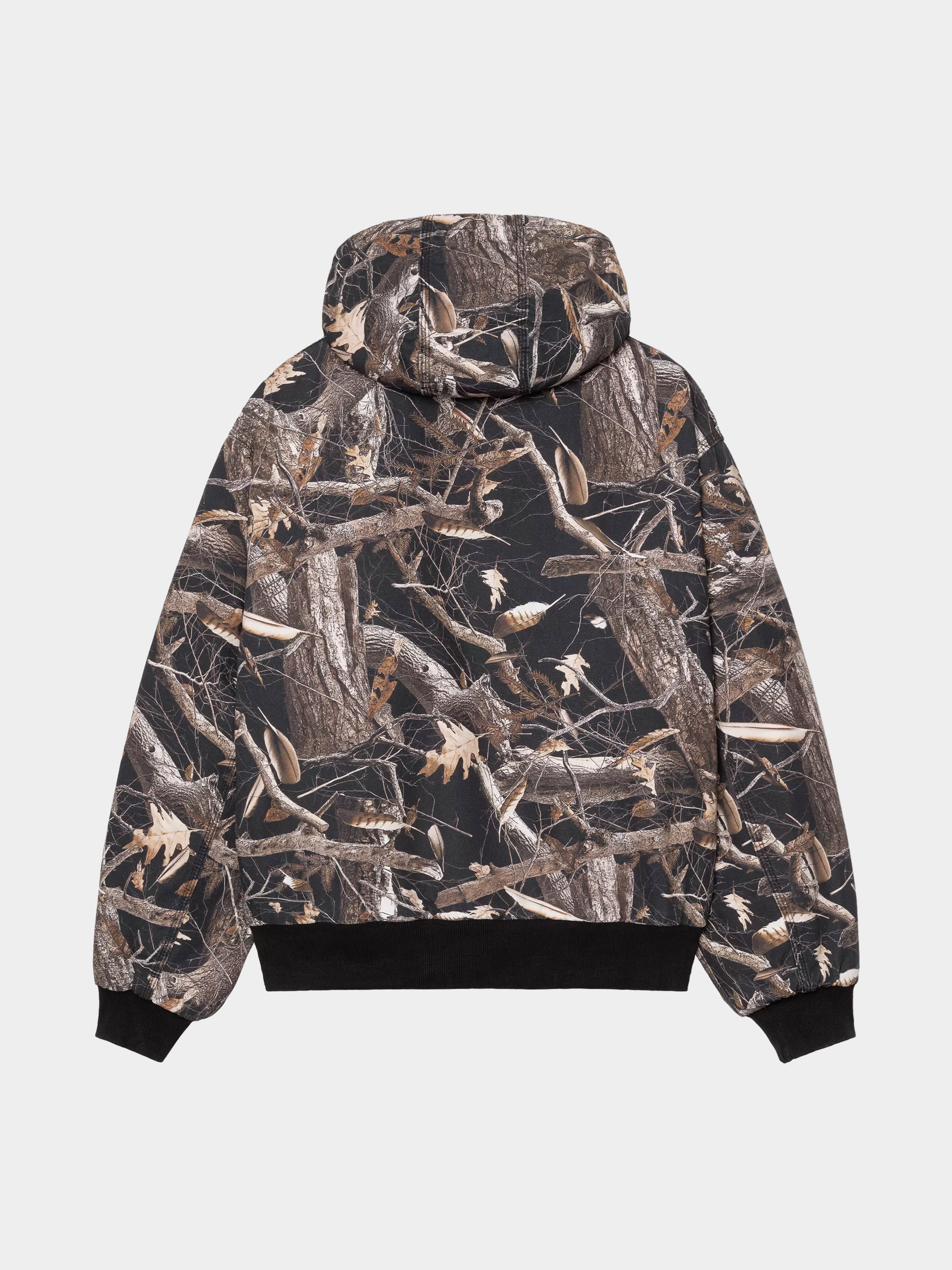 Куртка Carhartt WIP OG Active (camo feather tree black/heavy stone wash)