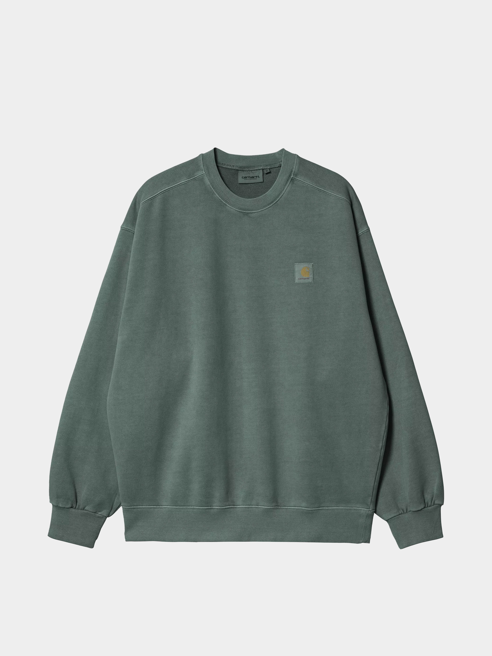 Світшот Carhartt WIP Vista (dark scarab/garment dyed)