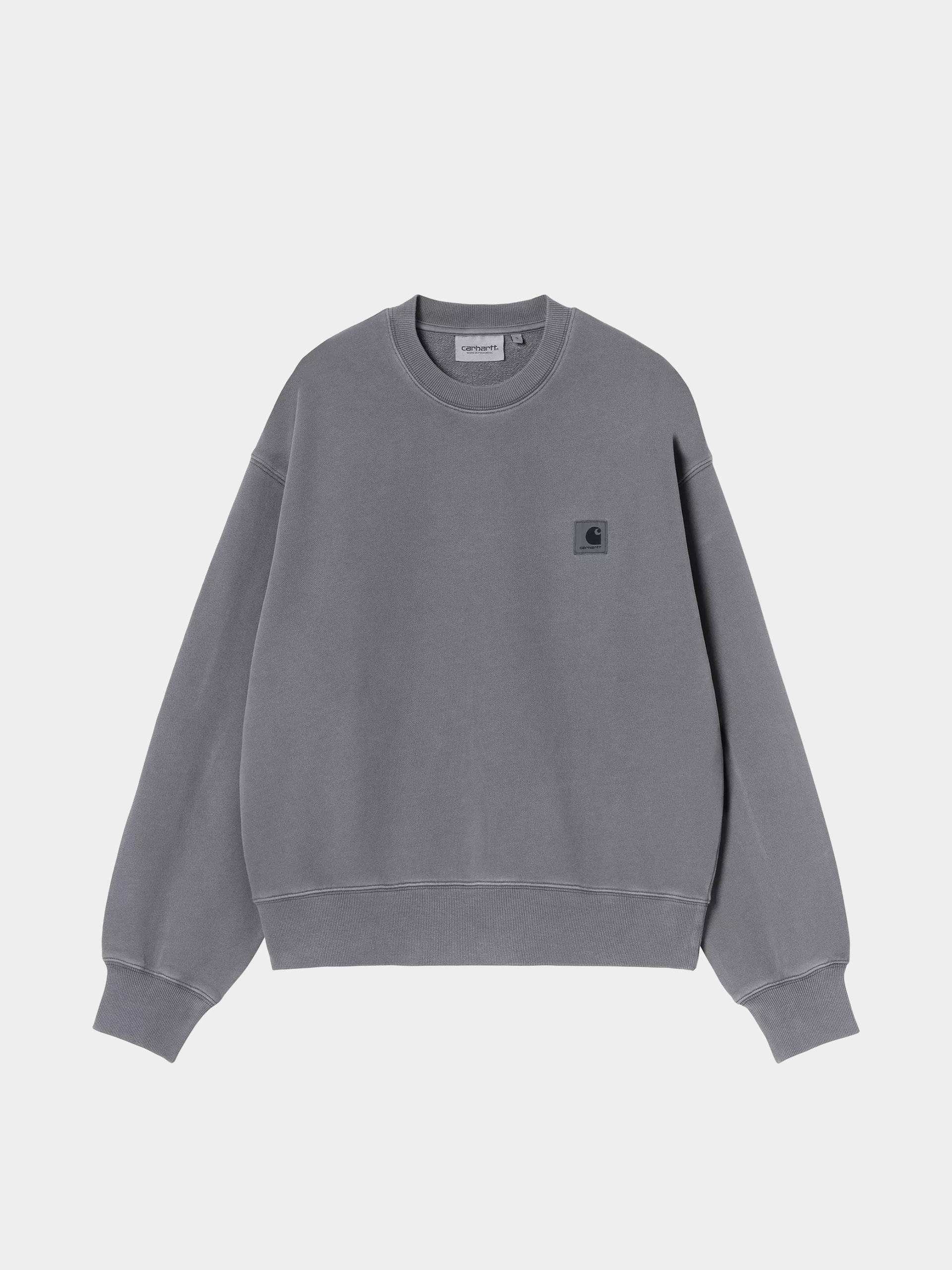 Світшот Carhartt WIP Nelson Wmn (styx/garment dyed)