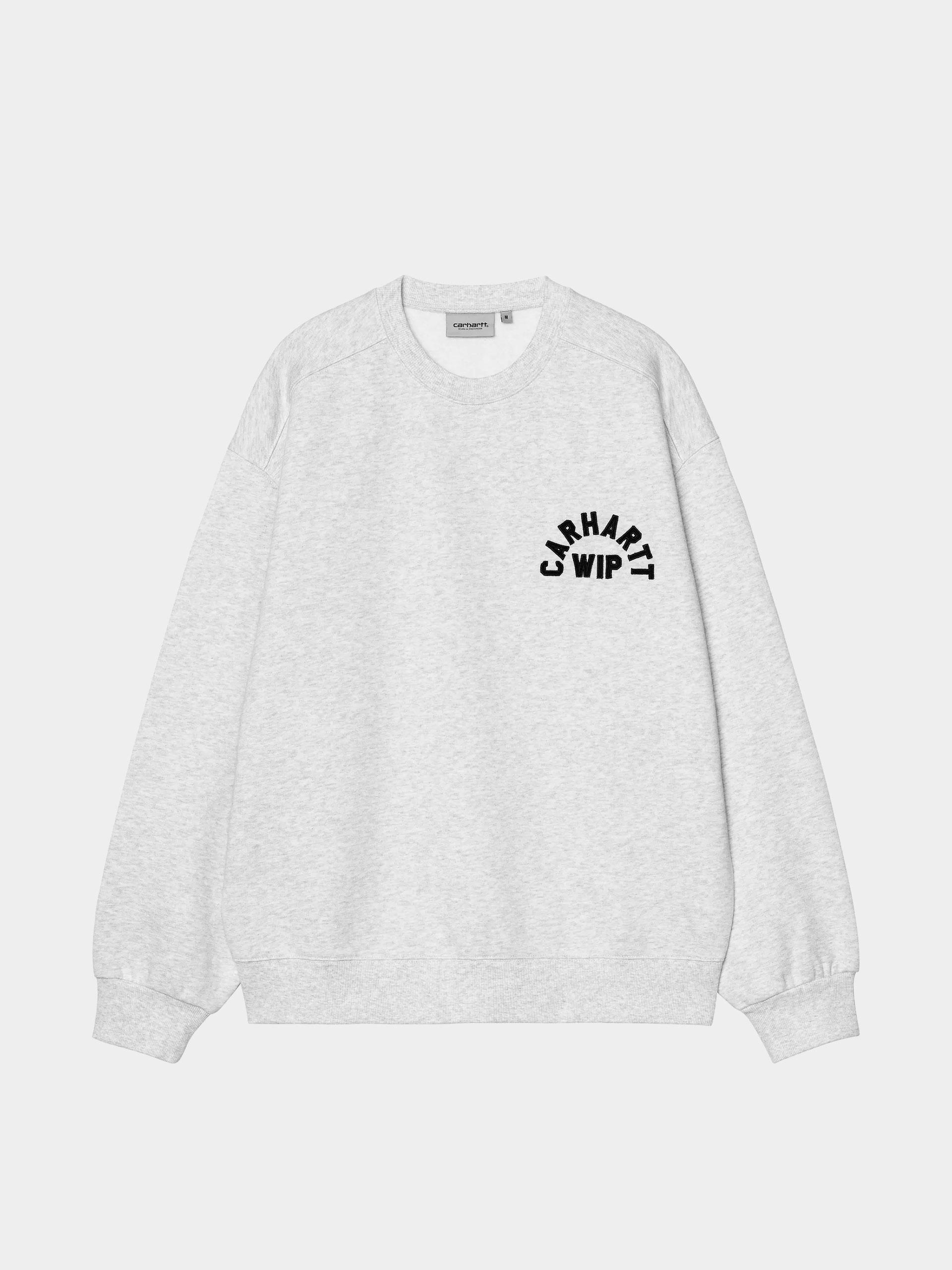 Світшот Carhartt WIP Arch Script (ash heather/dark navy/stone washed)