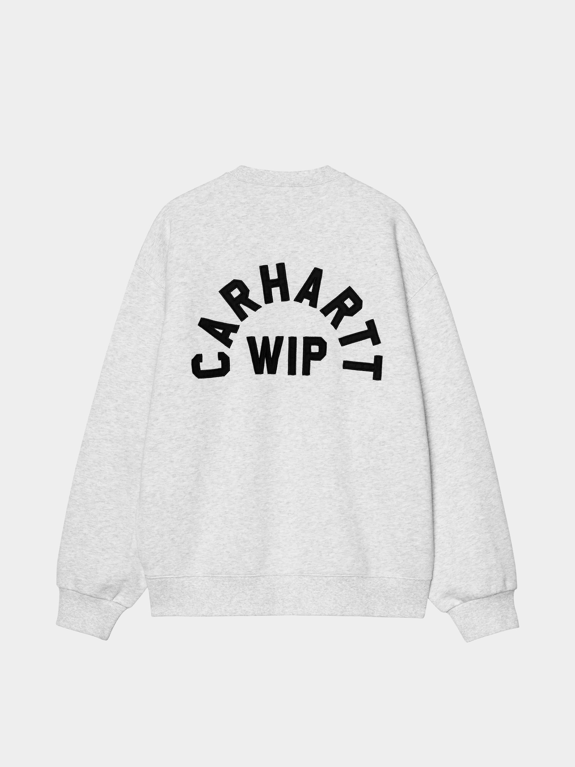 Світшот Carhartt WIP Arch Script (ash heather/dark navy/stone washed)