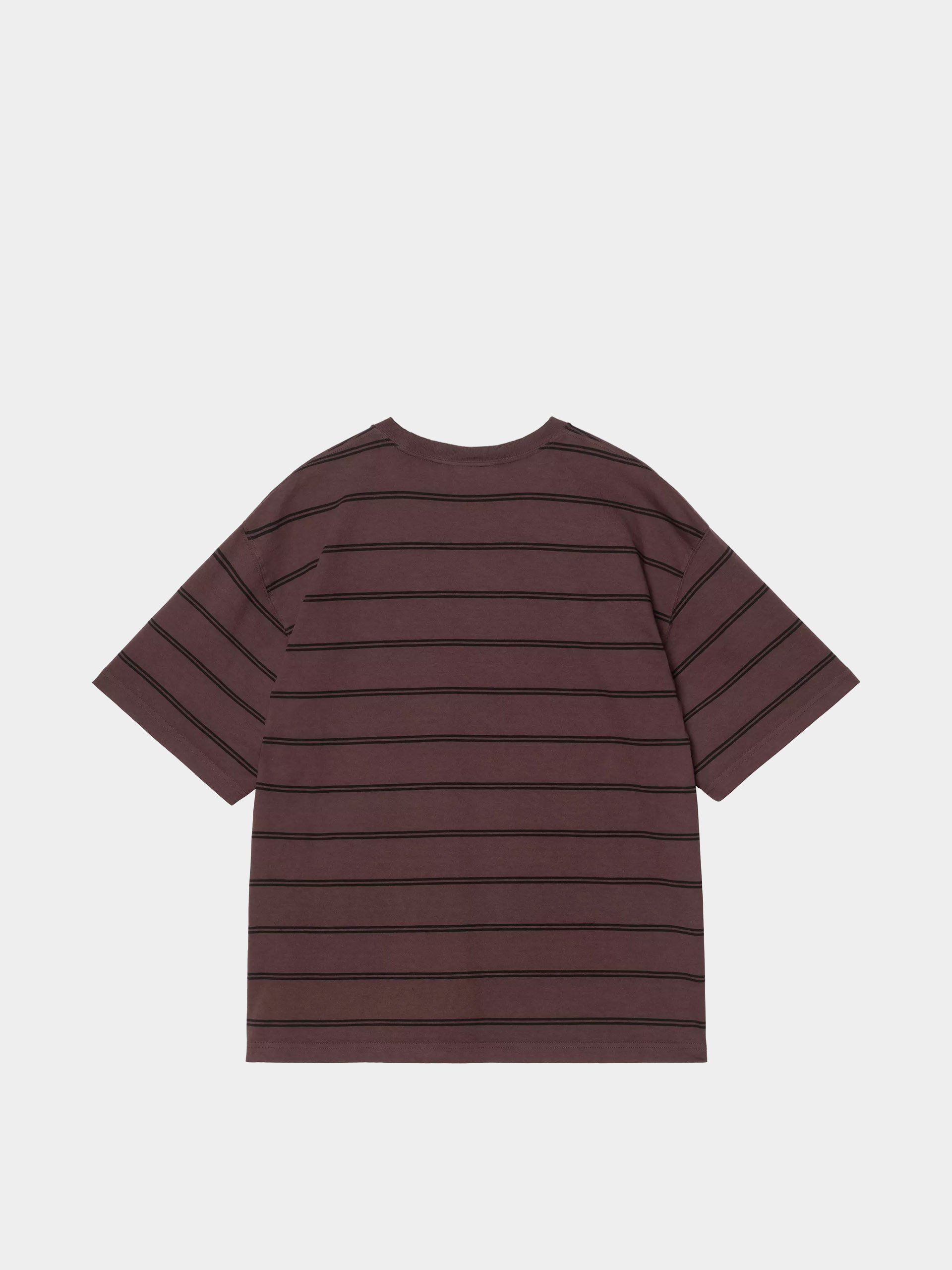 Футболка Carhartt WIP Cardona Pocket (cardona stripe natural/palisander/garment dyed)