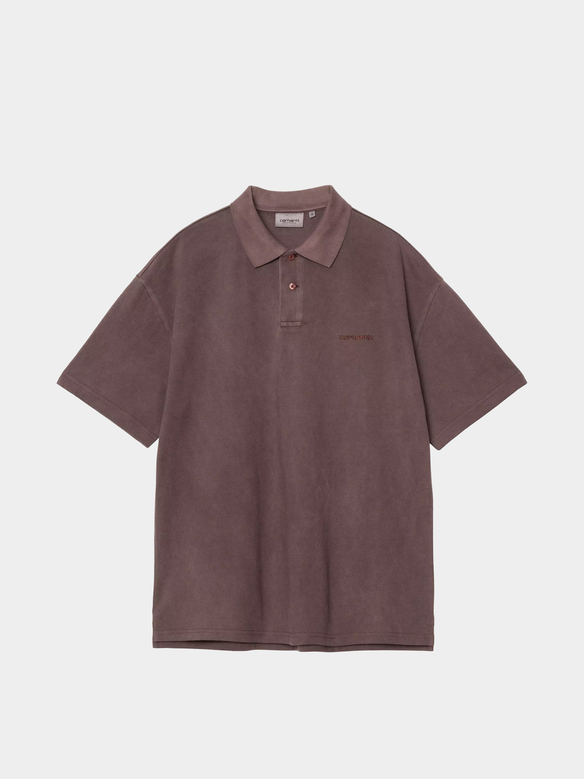 Футболка Carhartt WIP Wayne Polo (palisander/garment dyed)