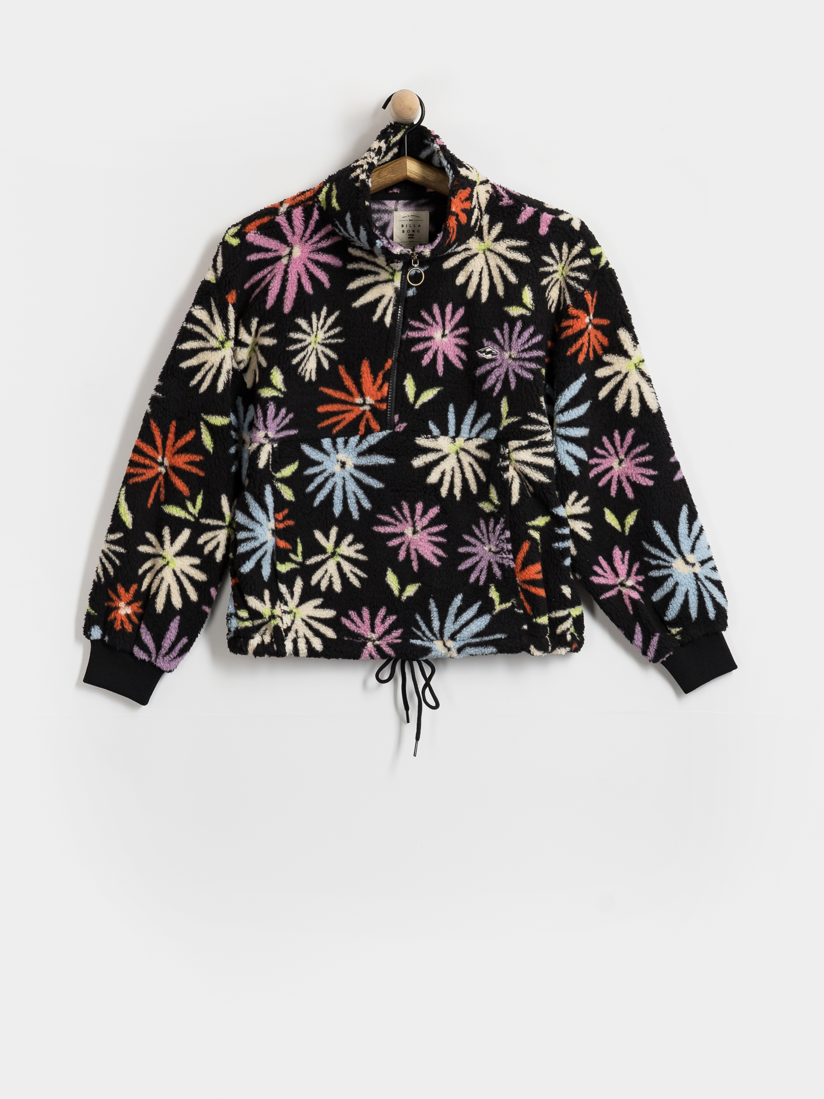 Флісовий светр Billabong Time Off Wmn (black pebble)
