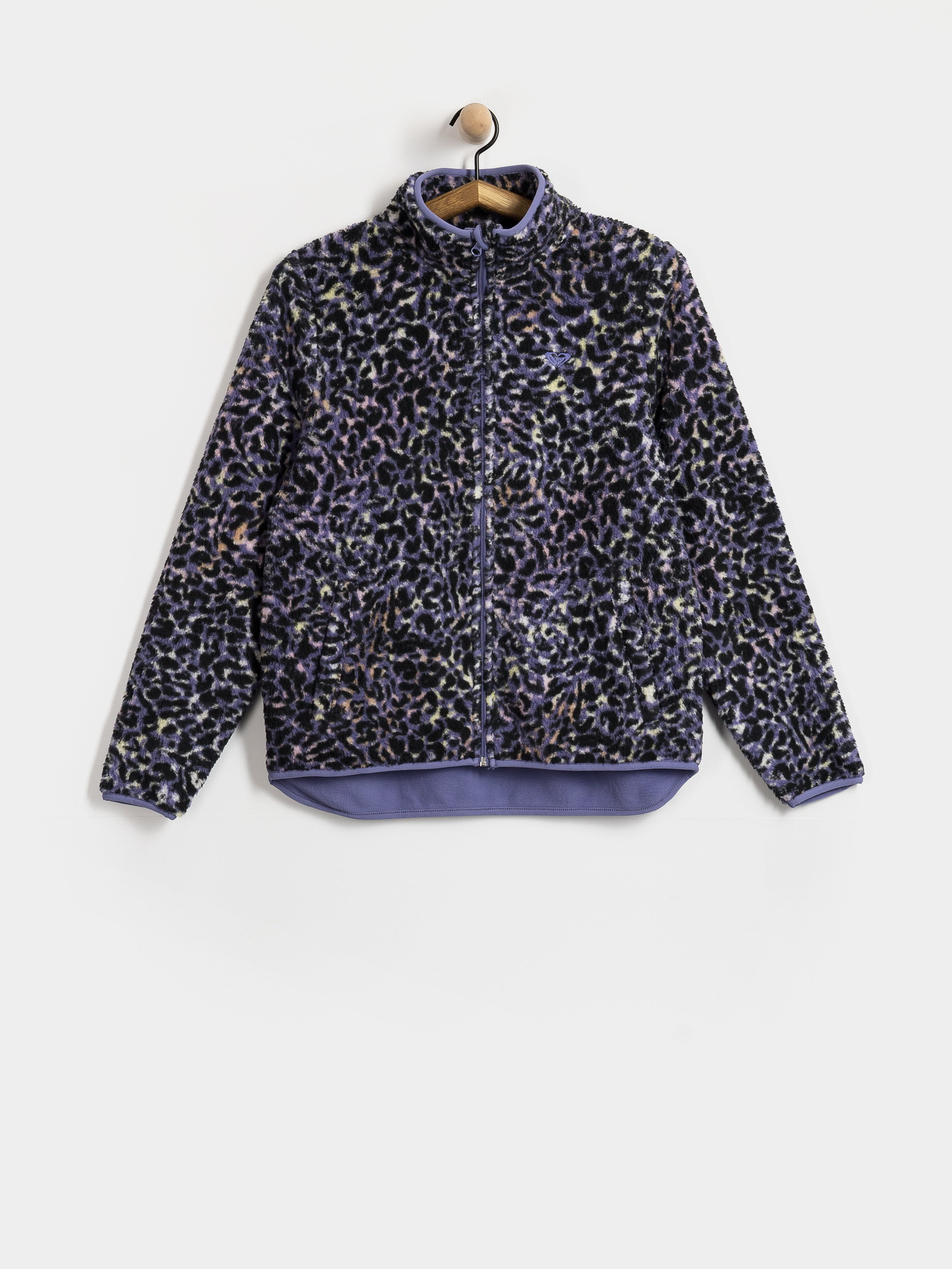 Жіночий Флісовий светр Roxy Waves Of Warmth Zippered (twilight purple wild n out big)