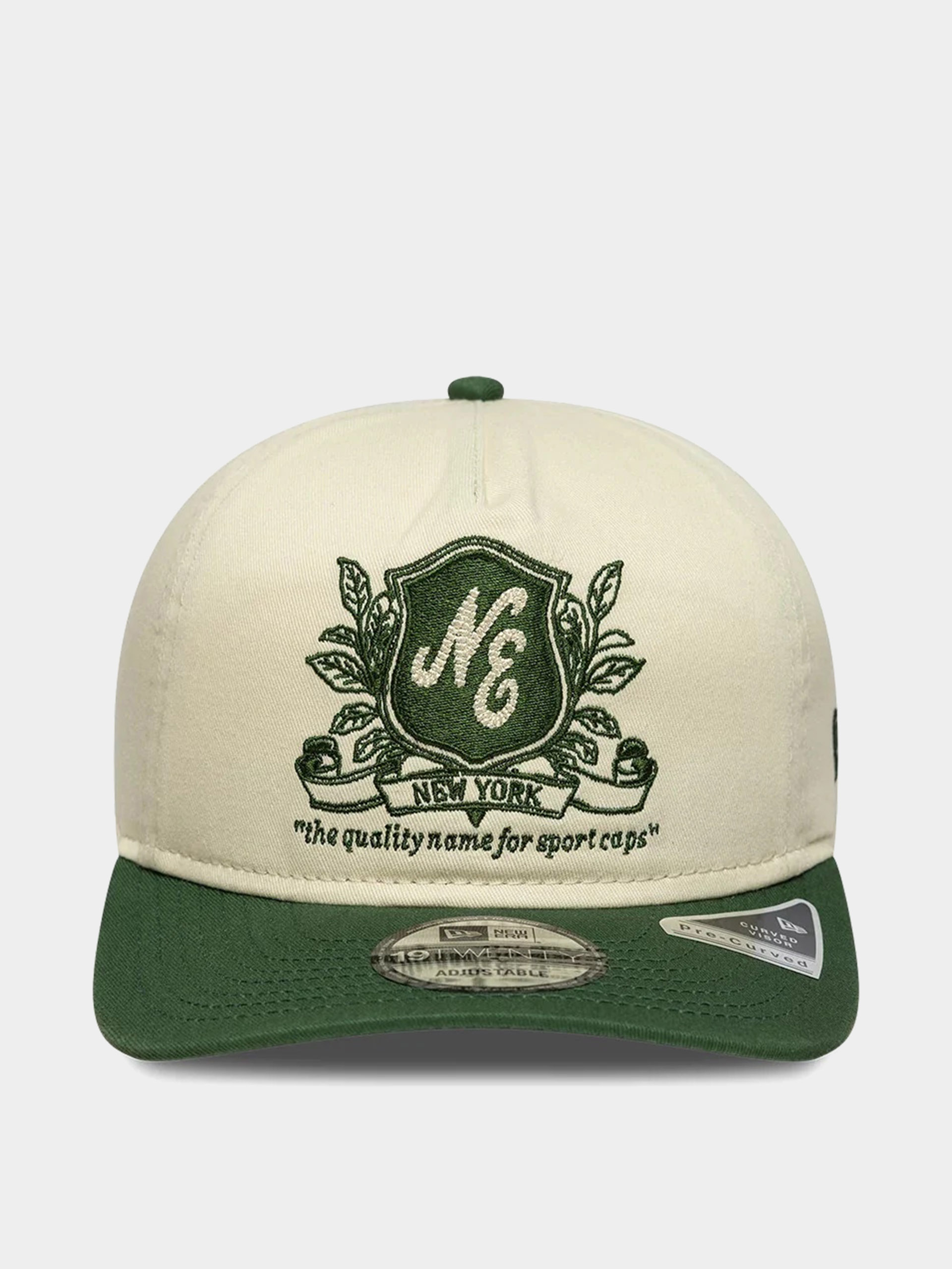 Кепка New Era Washed Graphic 19Twenty (light cream/green)
