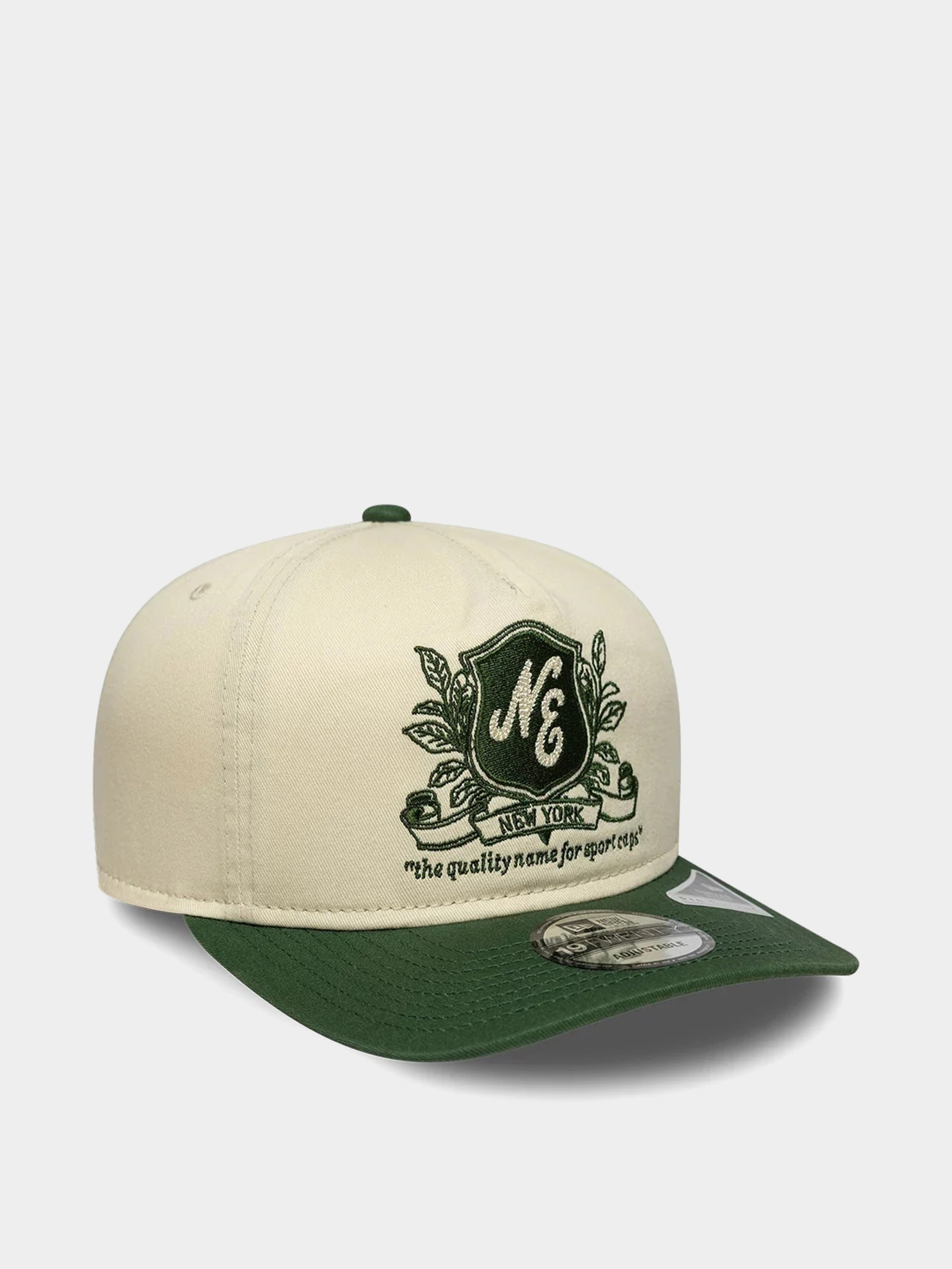 Кепка New Era Washed Graphic 19Twenty (light cream/green)