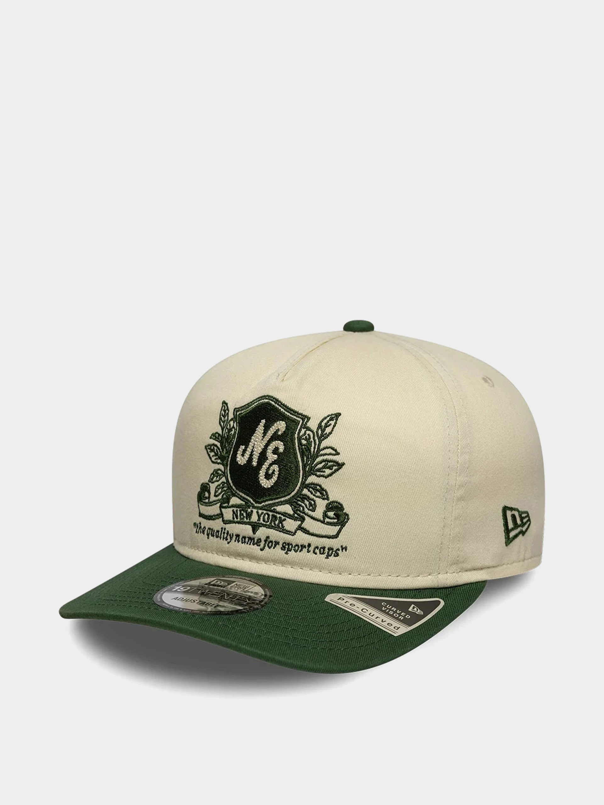 Кепка New Era Washed Graphic 19Twenty (light cream/green)