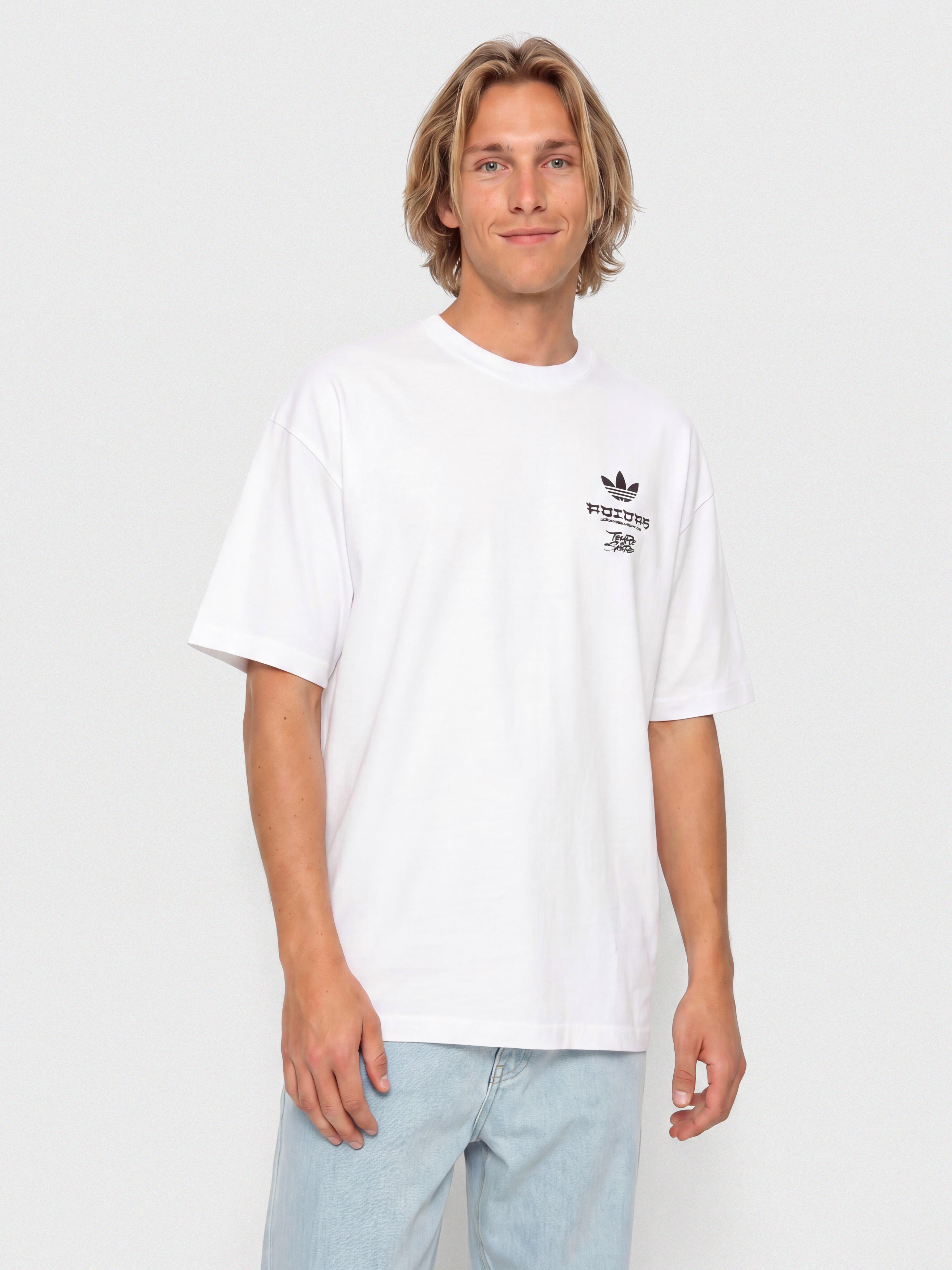 Футболка adidas Tos Crane (white/black)
