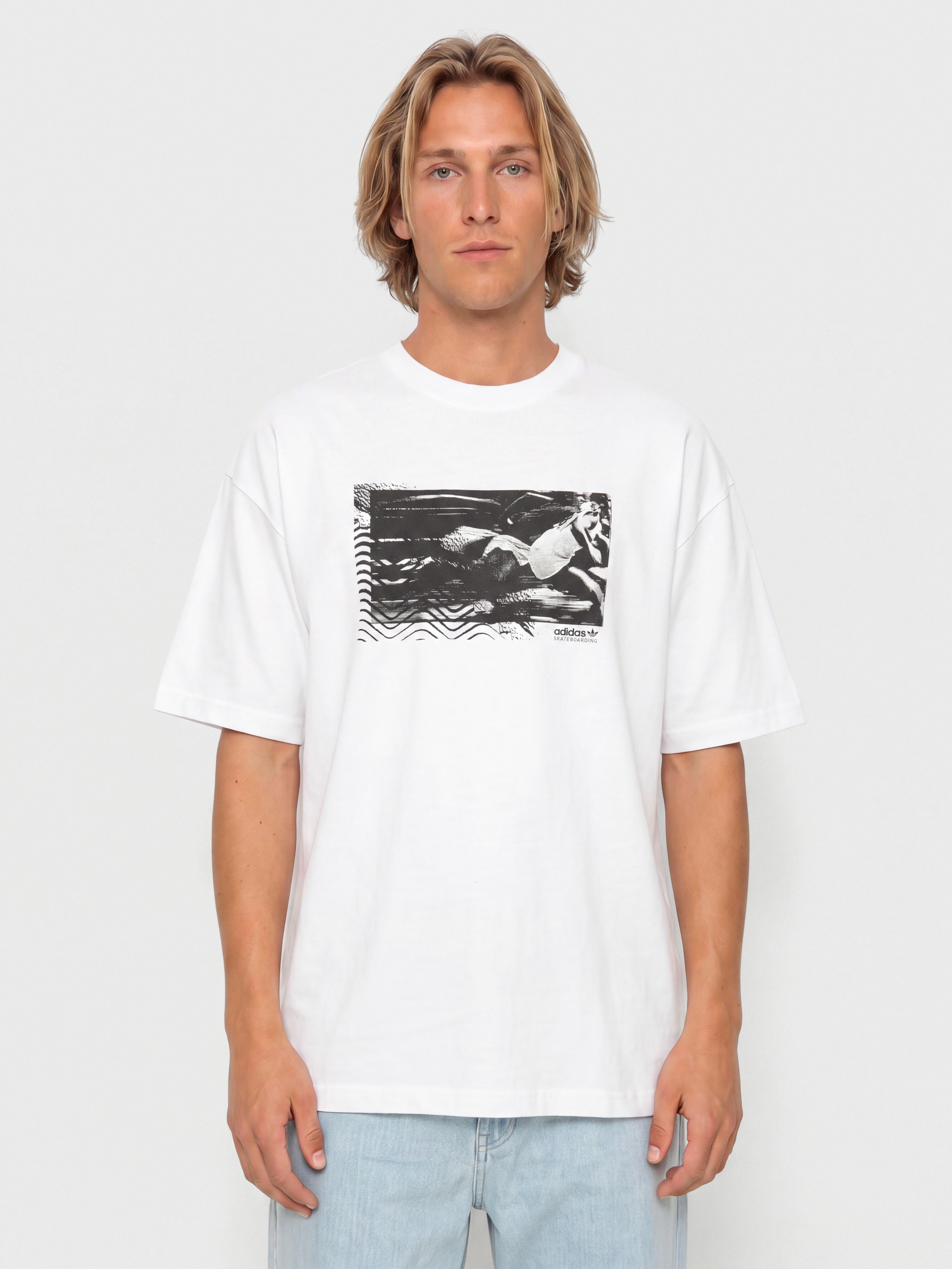 Футболка adidas Skt Wra A G (white)