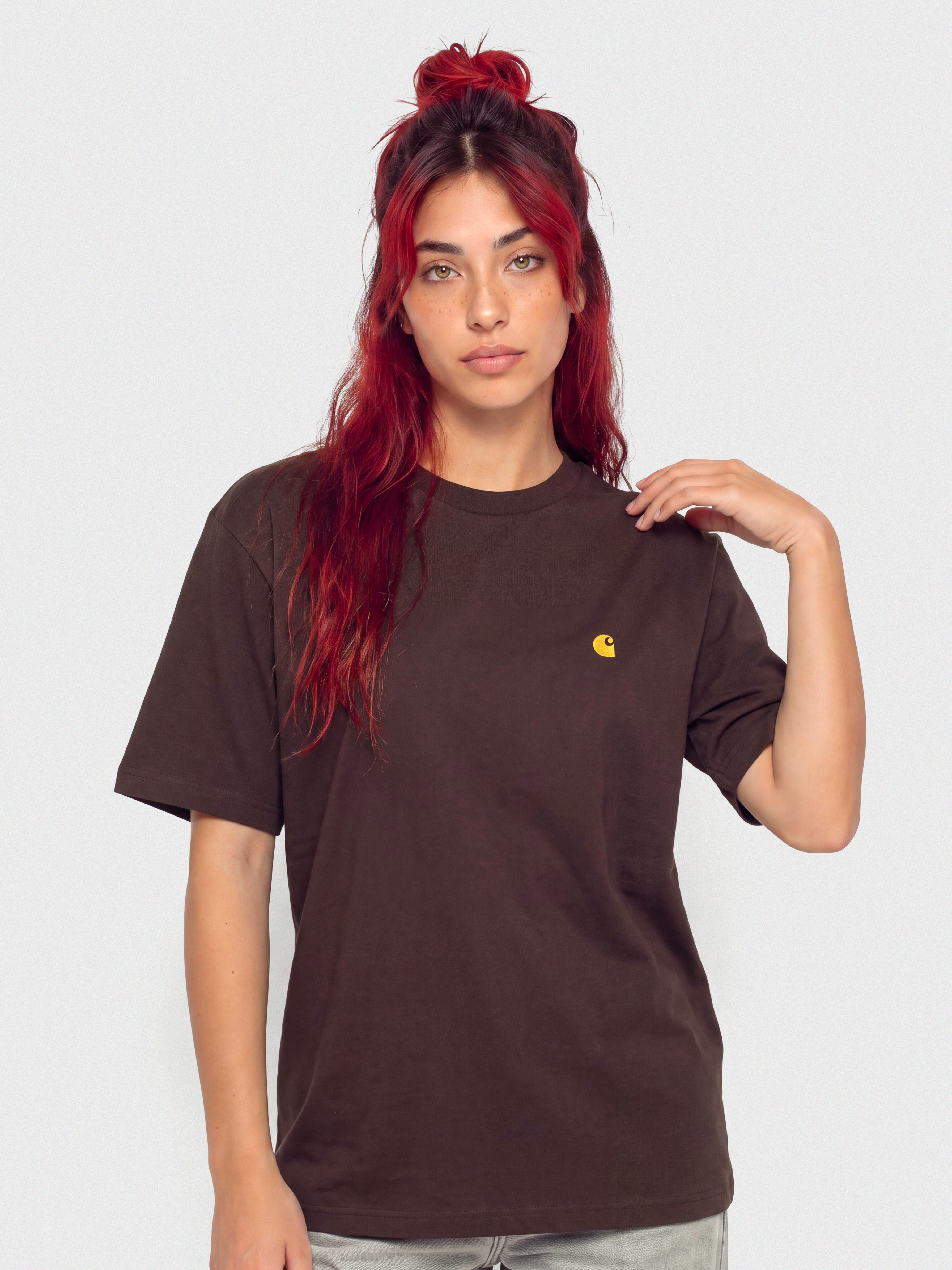 u0424u0443u0442u0431u043eu043bu043au0430 Carhartt WIP Chase Wmn (palisander/gold)