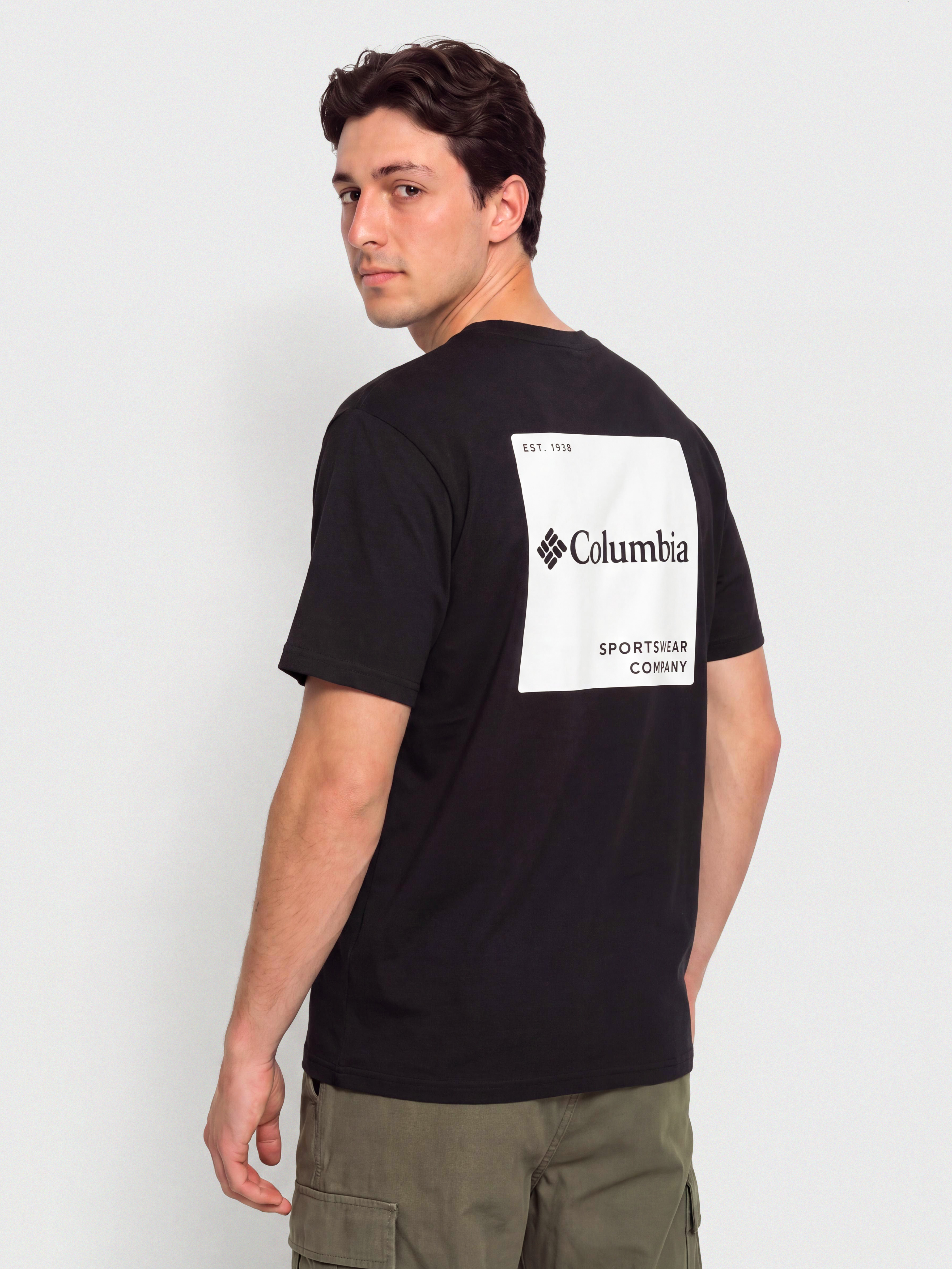 Футболка Columbia CSC Logo Back (black/boxy brand)