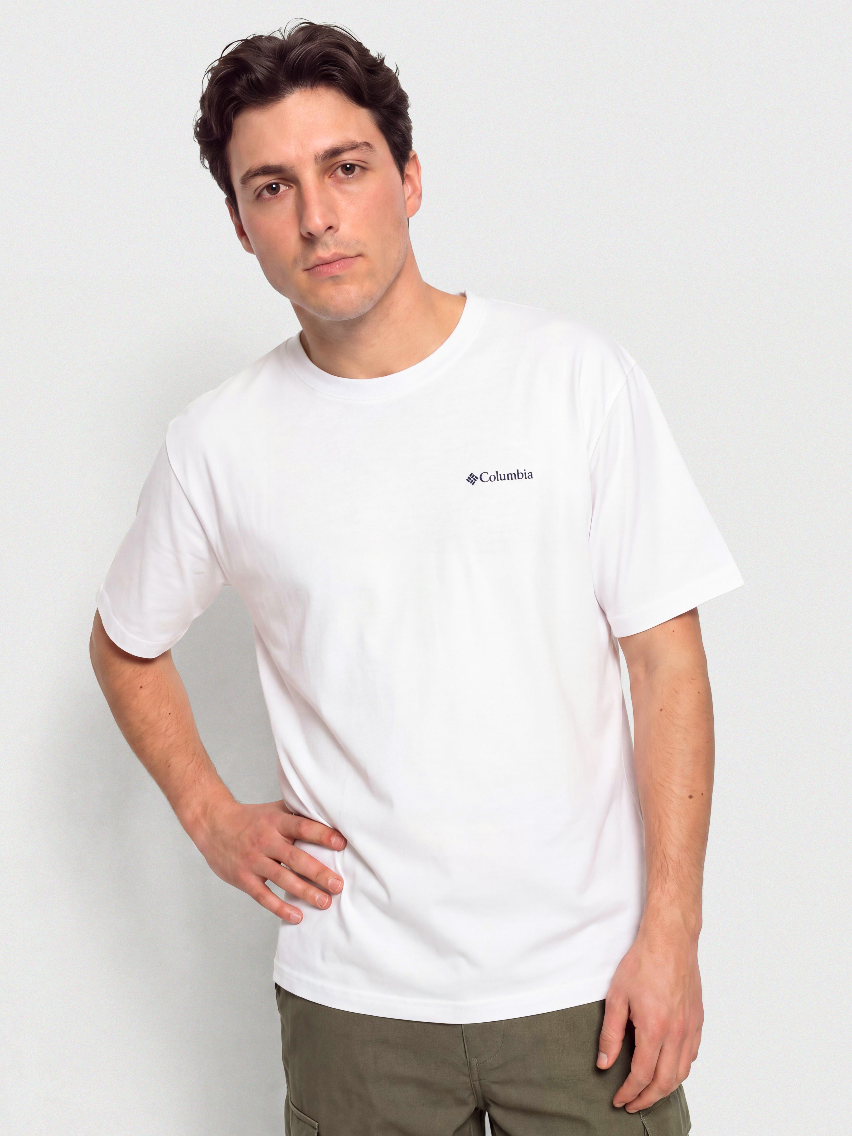 Футболка Columbia CSC Outdoor Back Graphic (white/flower power badge)