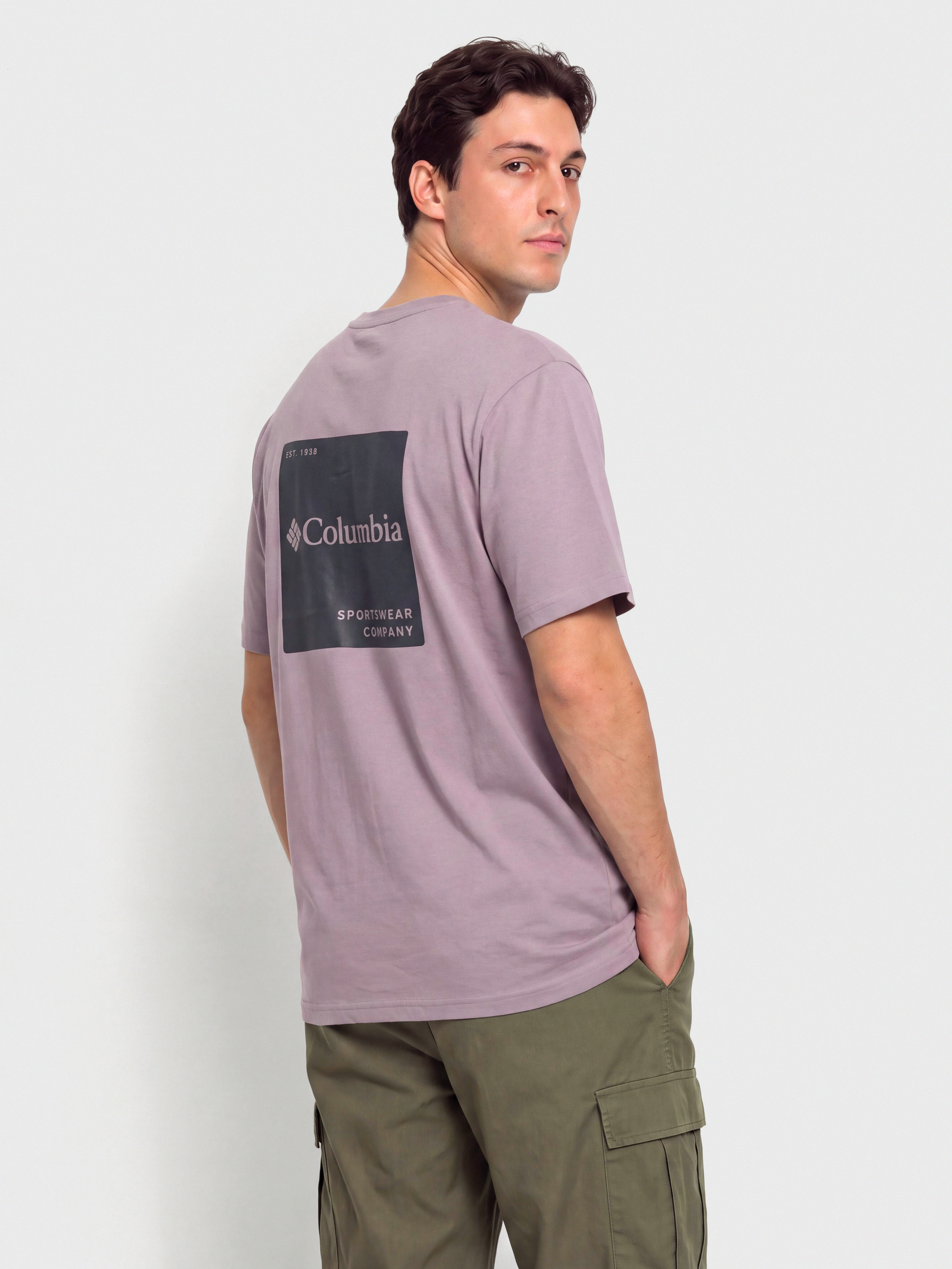 u0424u0443u0442u0431u043eu043bu043au0430 Columbia CSC Logo Back (shale purple/boxy brand)