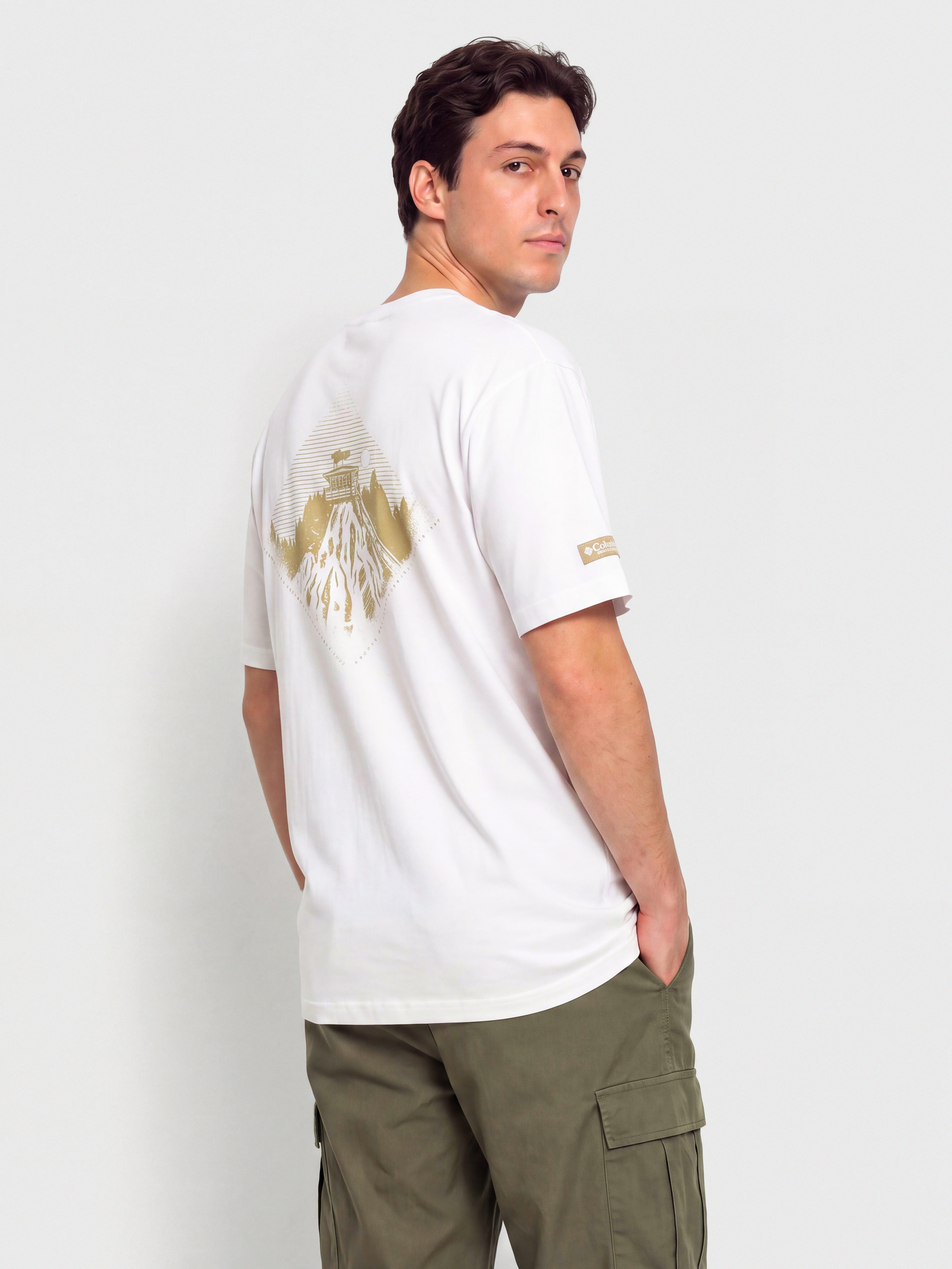 Футболка Columbia CSC Heavyweight Back Graphic (white/heritage)