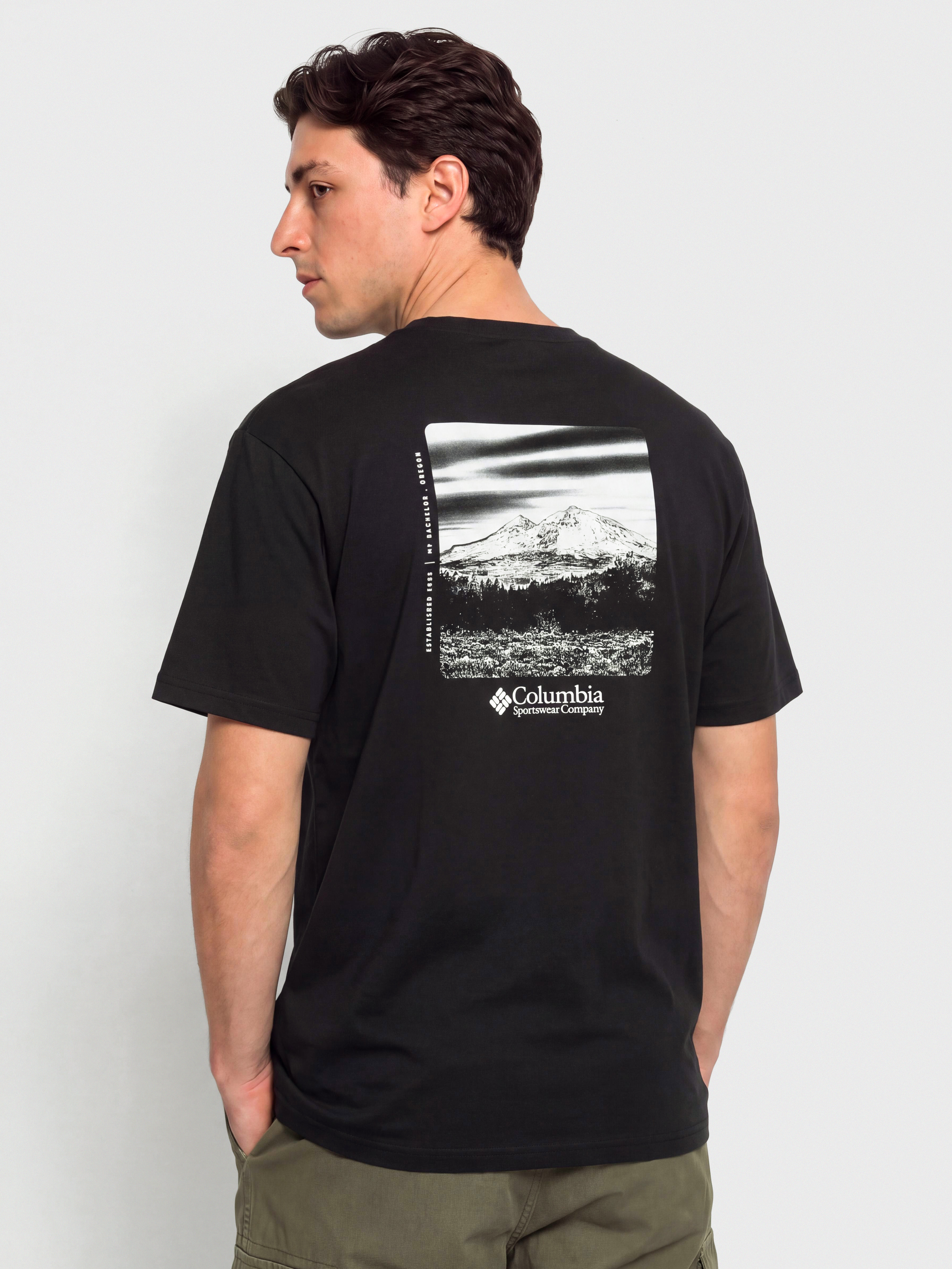 Футболка Columbia CSC Heavyweight Back Graphic (black/photoreal)
