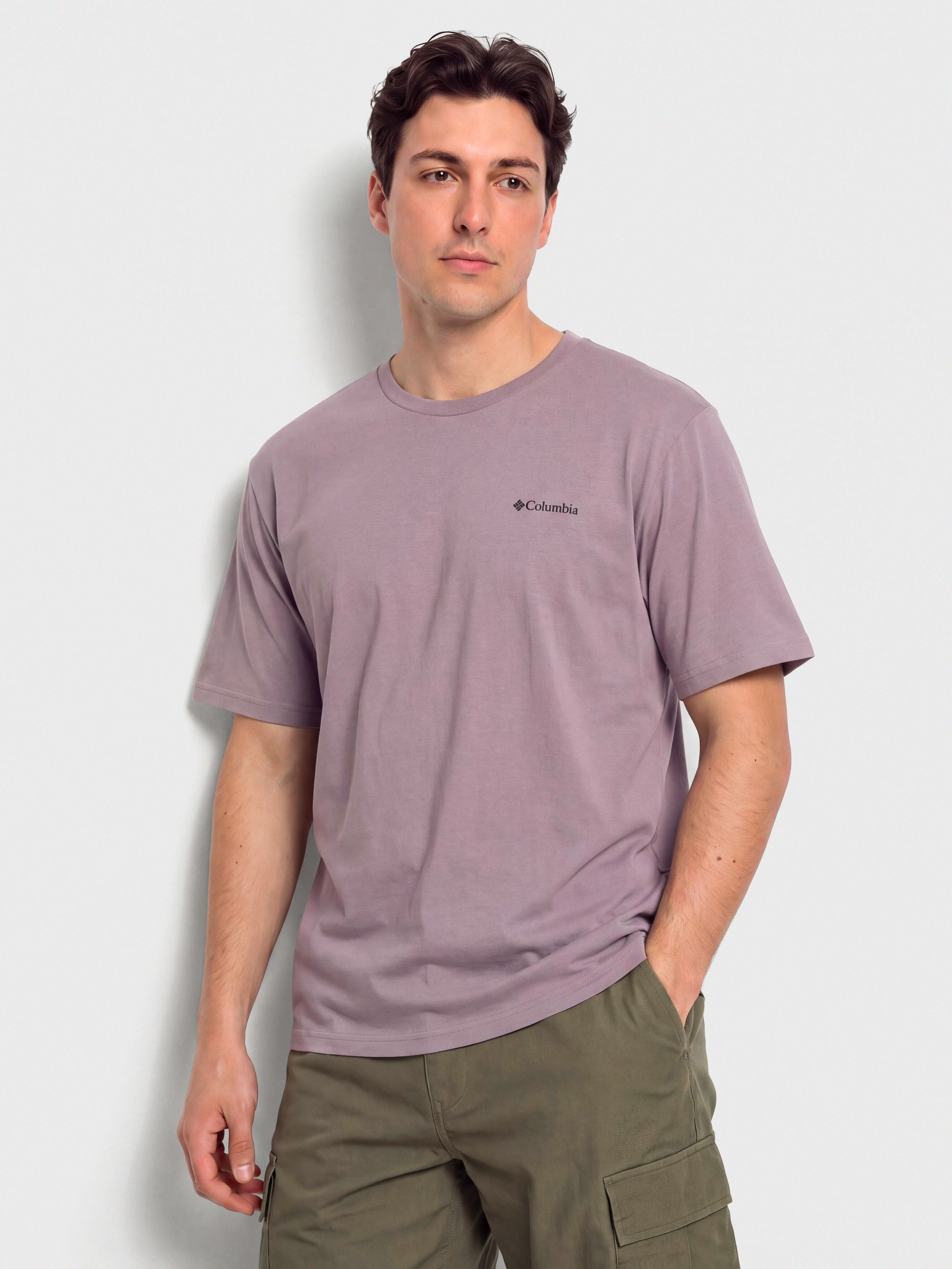 Футболка Columbia CSC Logo Back (shale purple/boxy brand)