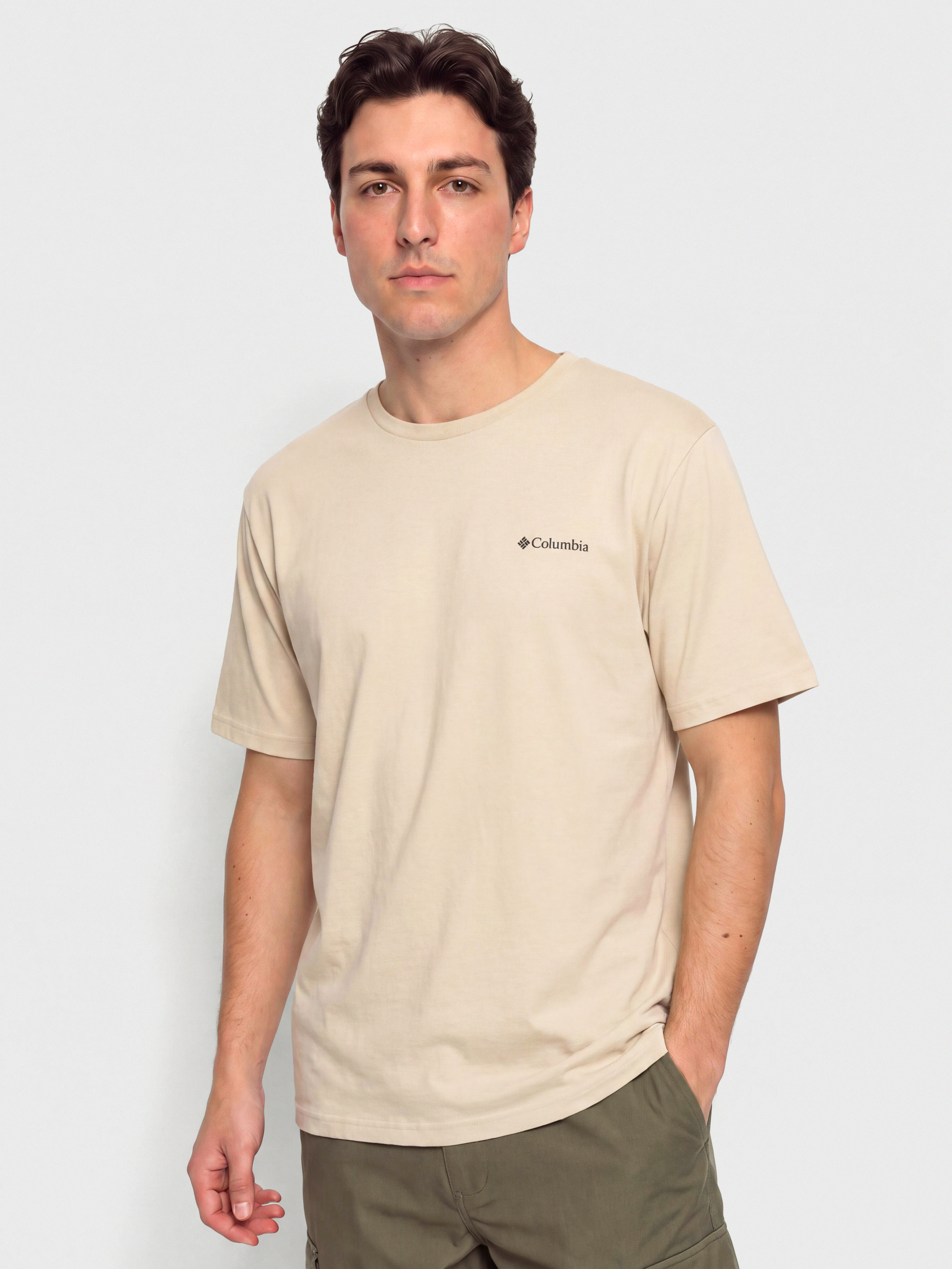 Футболка Columbia CSC Logo Back (dark stone/boxy brand)