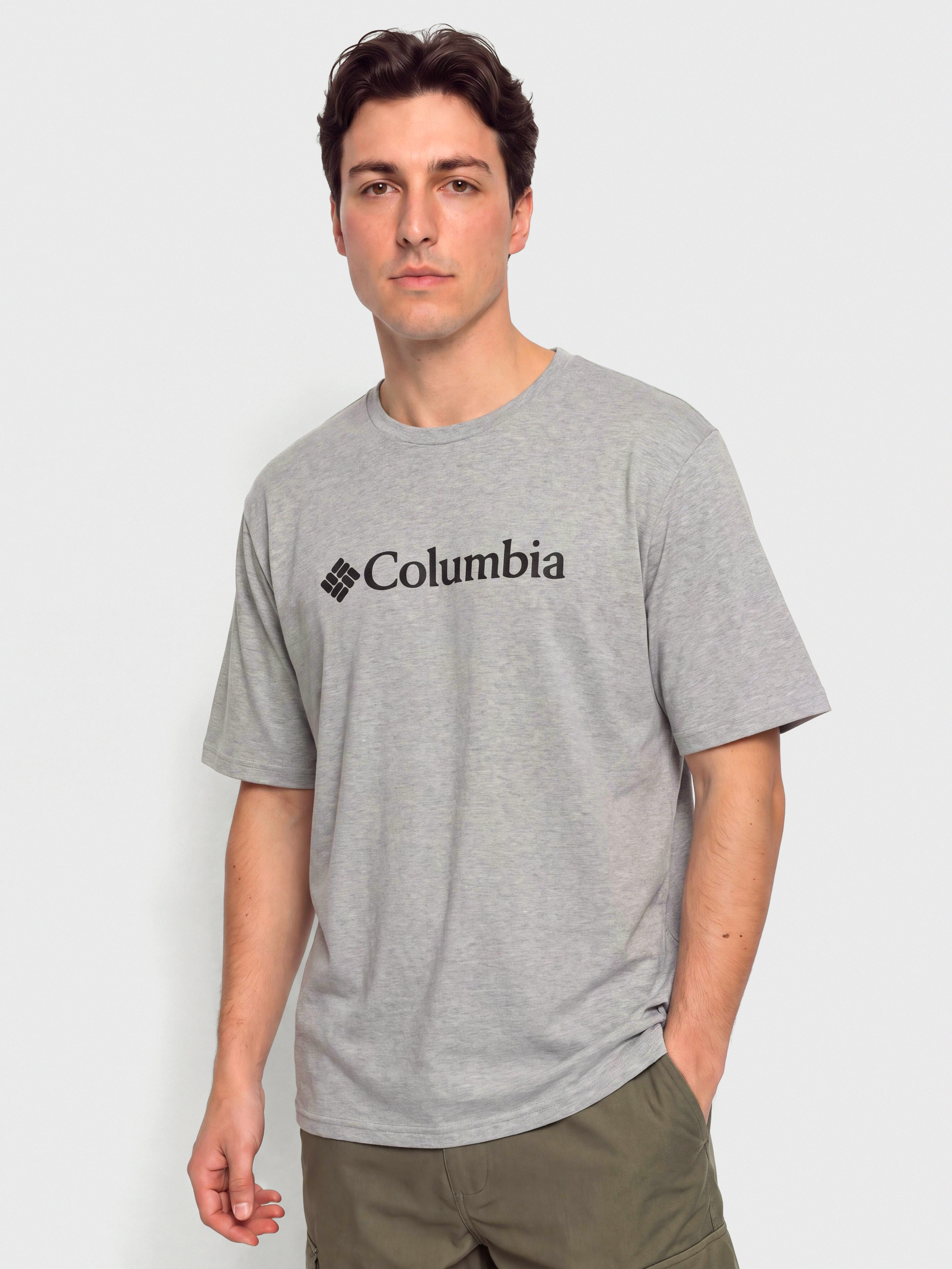 Футболка Columbia CSC Basic Logo (columbia grey heather)