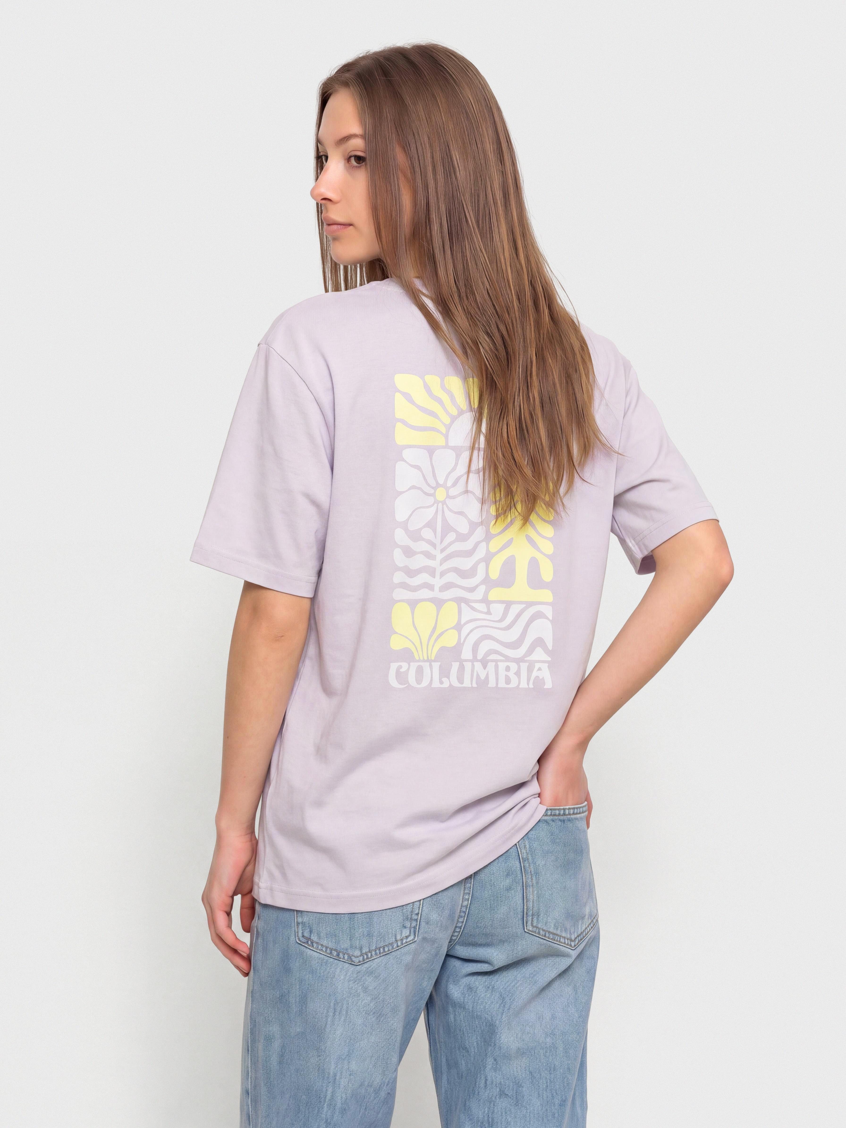 Футболка Columbia Rolling Bend Graphic Oversized Wmn (lavender pearl/floral groove)