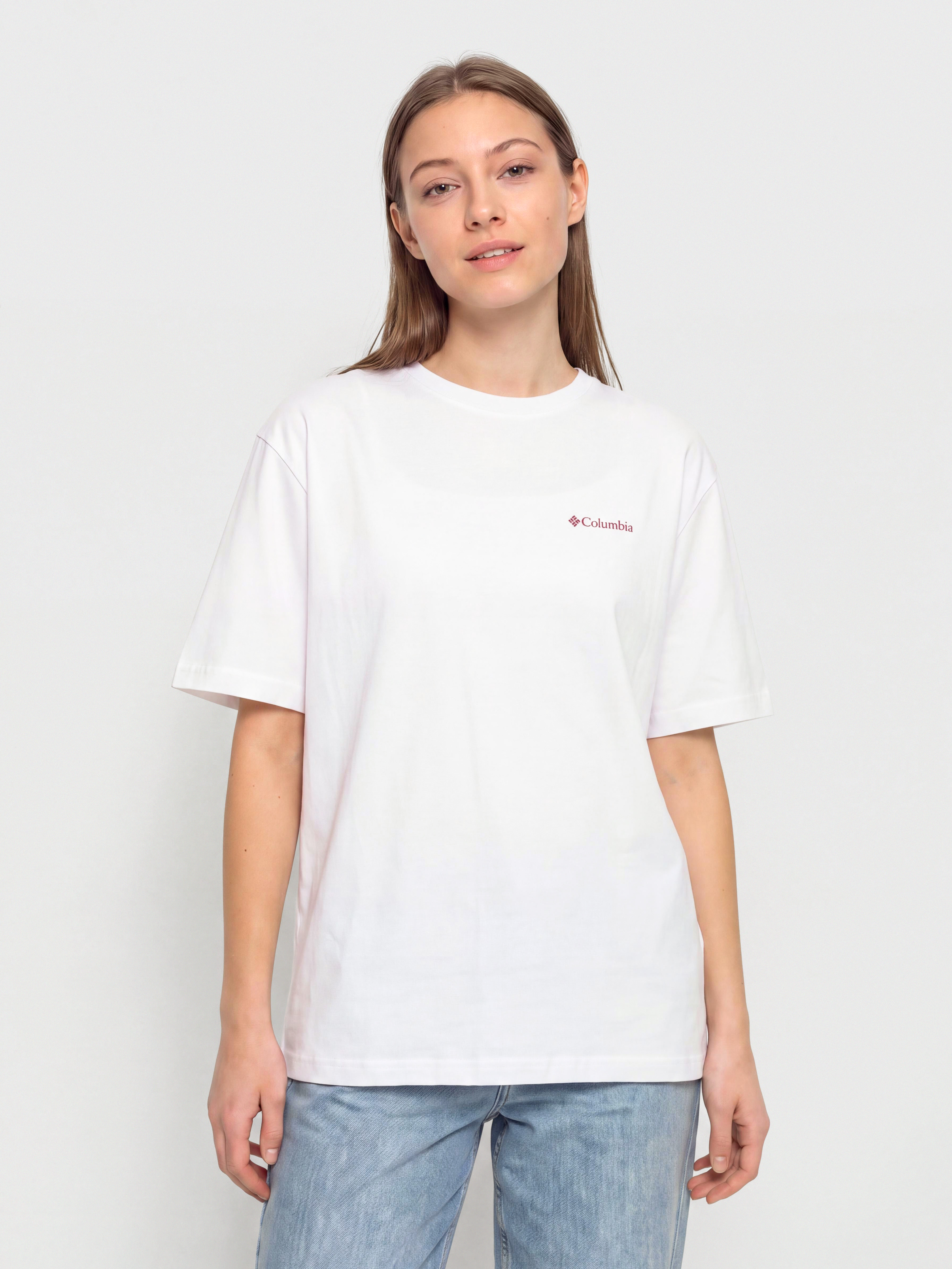 Футболка Columbia Rolling Bend Graphic Oversized Wmn (white/floral groove)