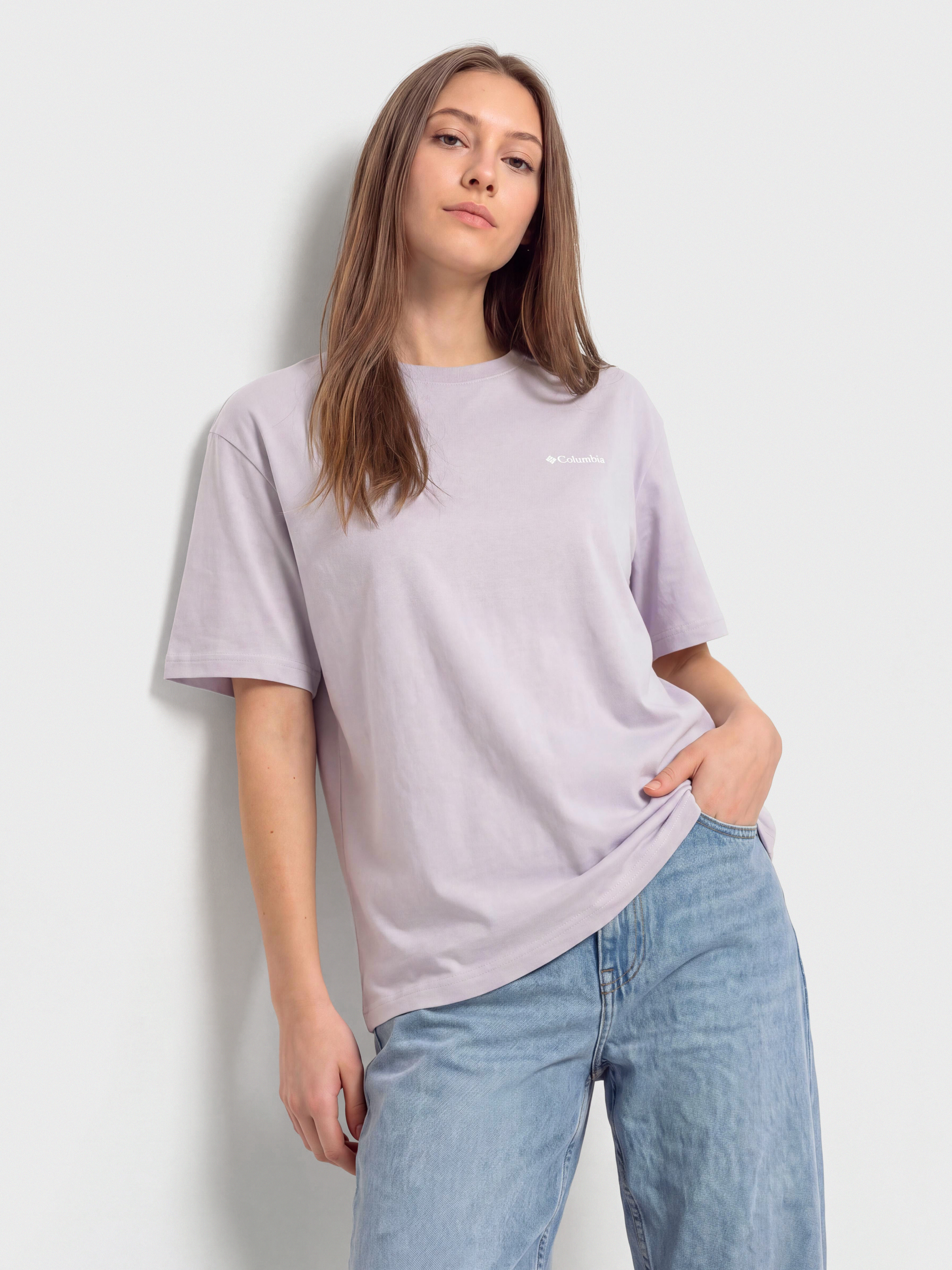 Футболка Columbia Rolling Bend Graphic Oversized Wmn (lavender pearl/floral groove)