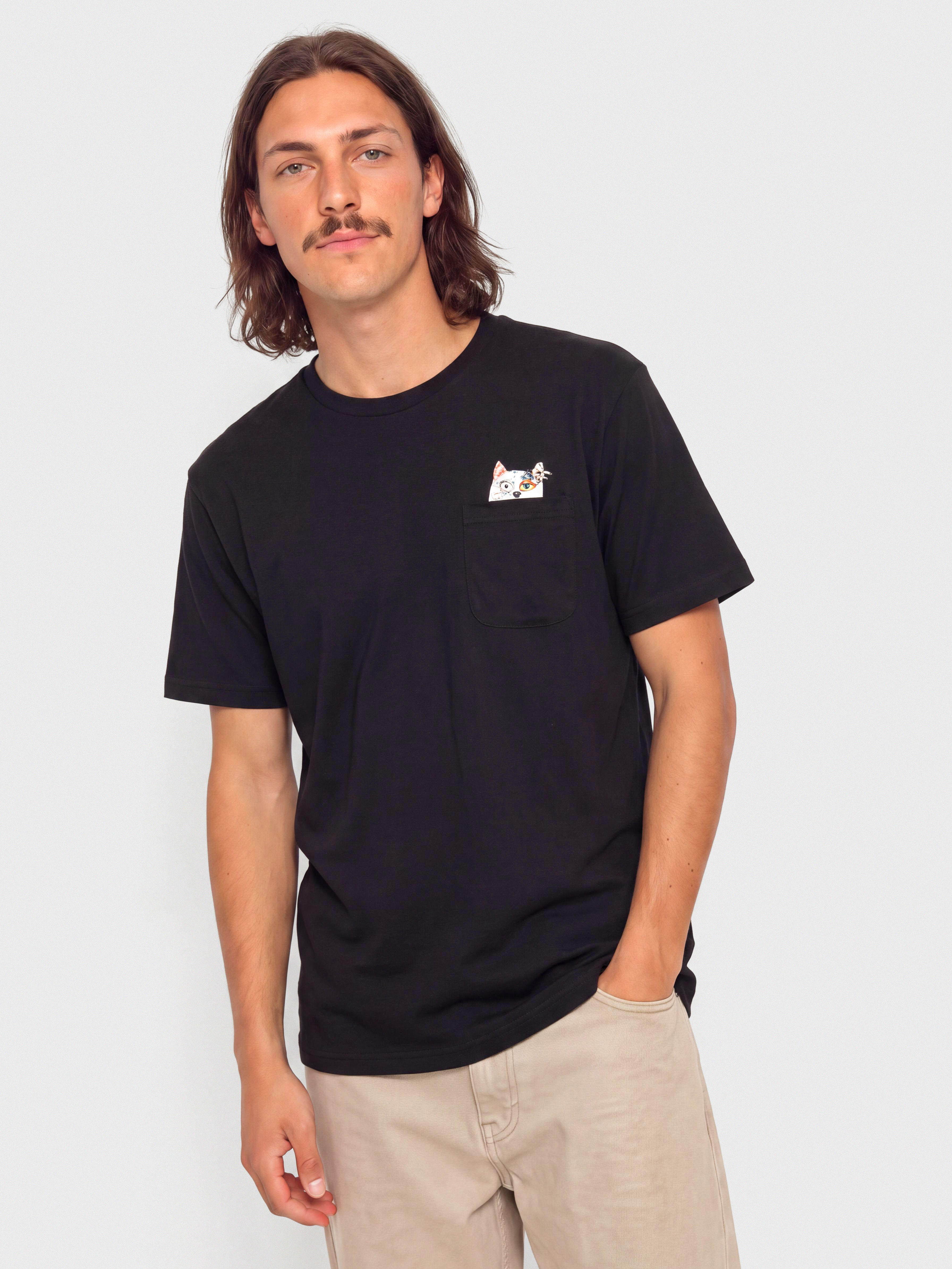 Футболка RipNDip Lord Nermal Collage Pocket (black)