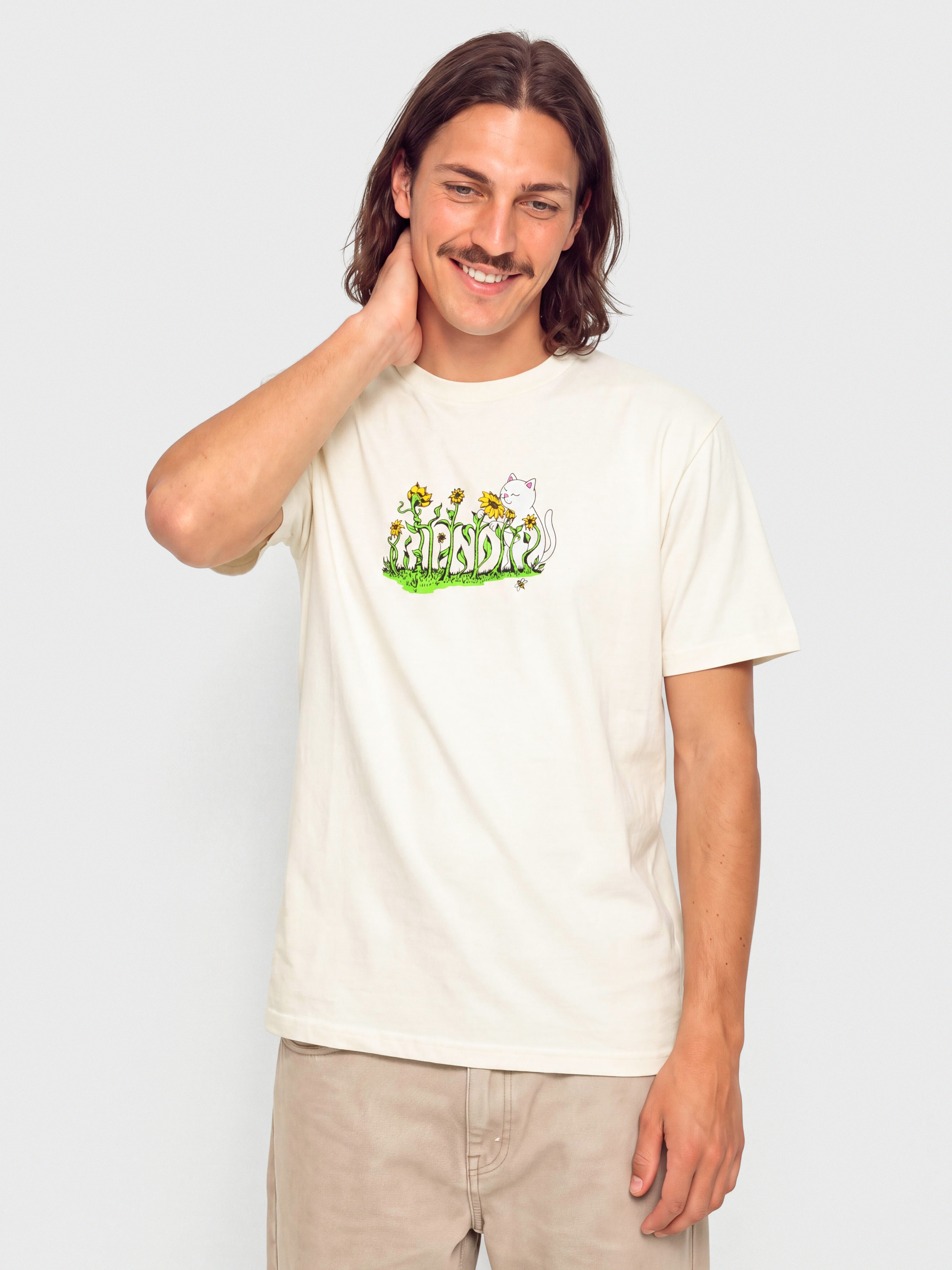 Футболка RipNDip Flower Boy (bone)
