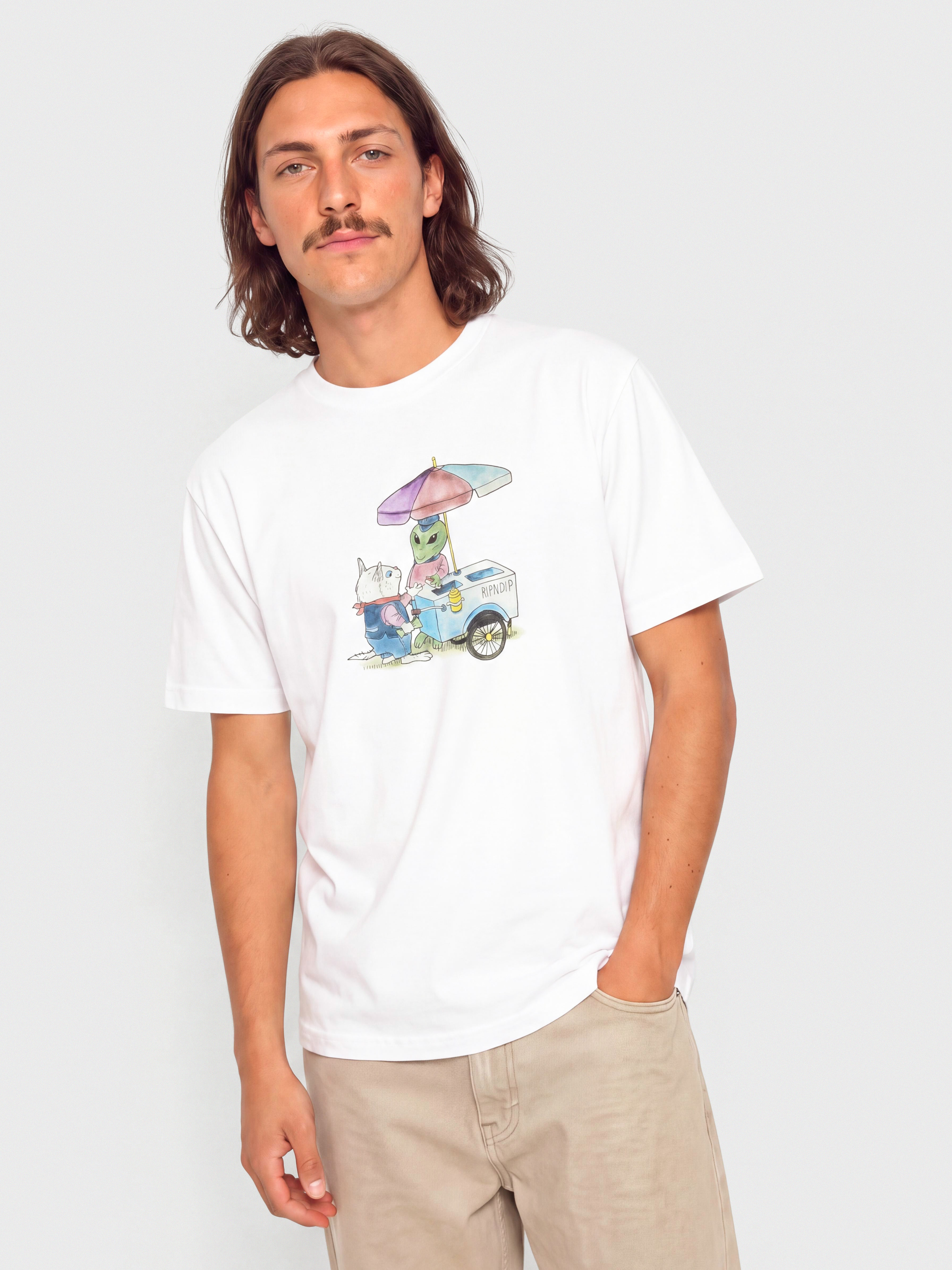 Футболка RipNDip Nerm Frios (white)