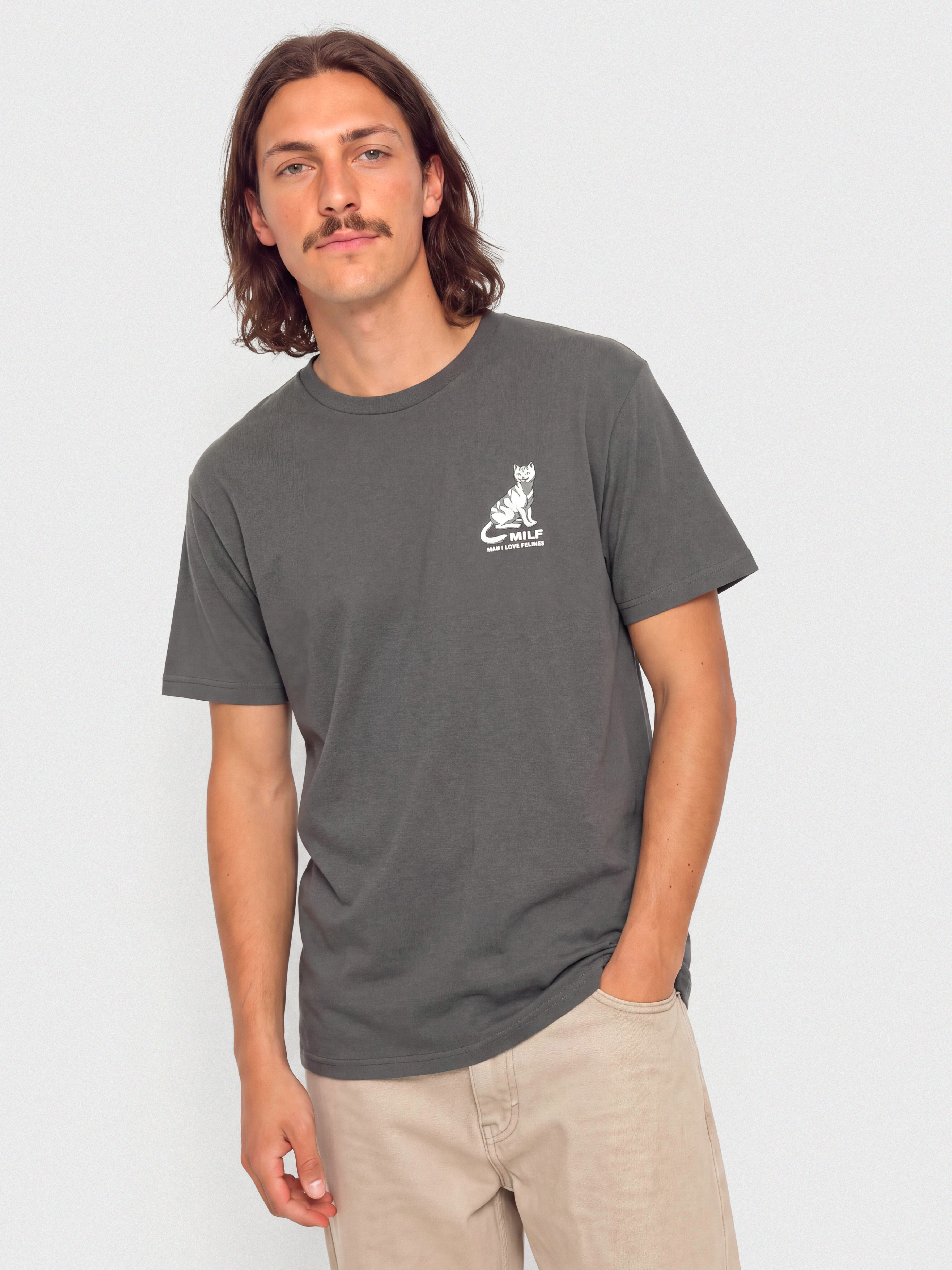Футболка RipNDip Man I Love Felines (charcoal)