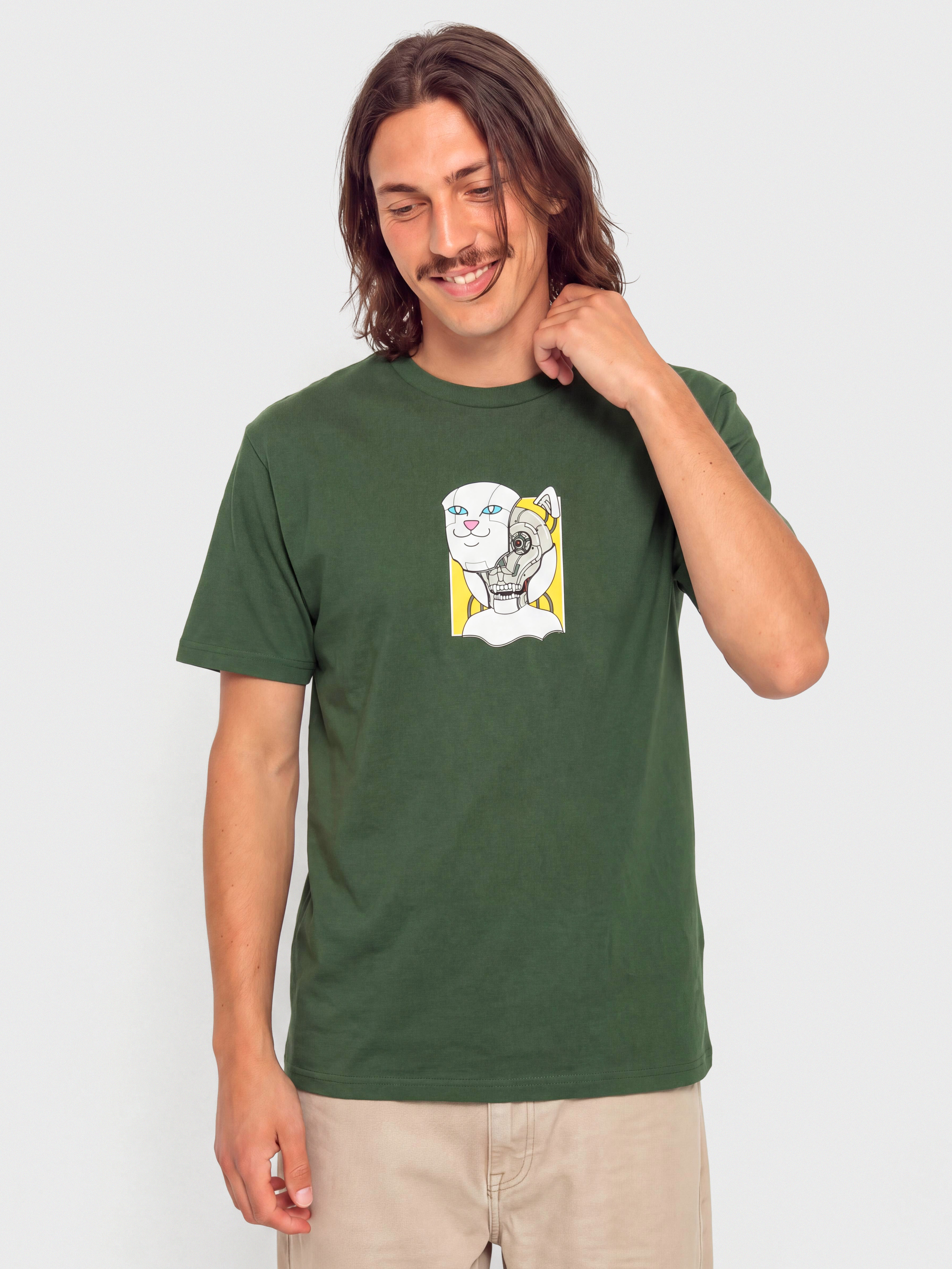 Футболка RipNDip Plugged In (dark forest)