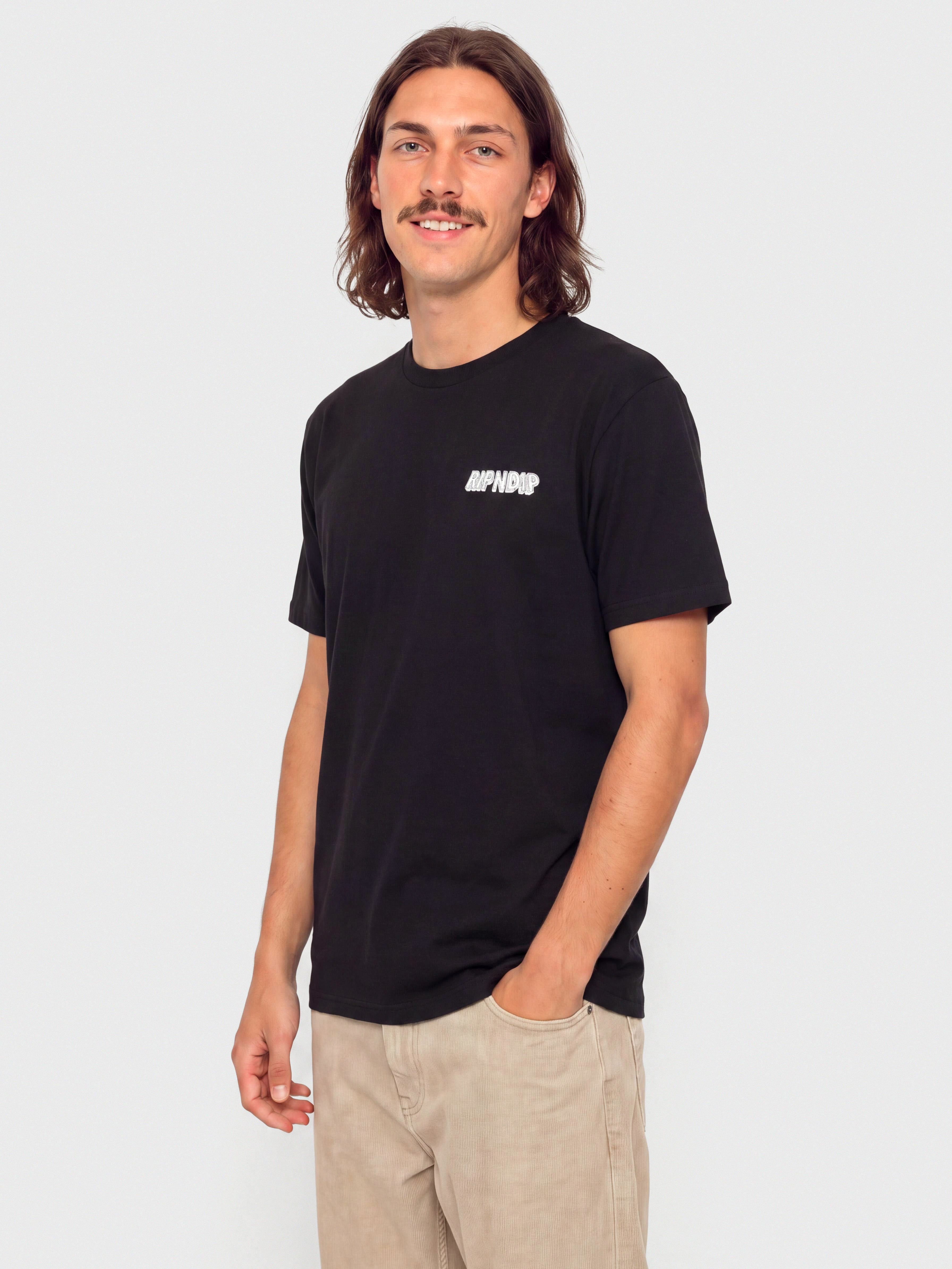 Футболка RipNDip Colossus (black wash)