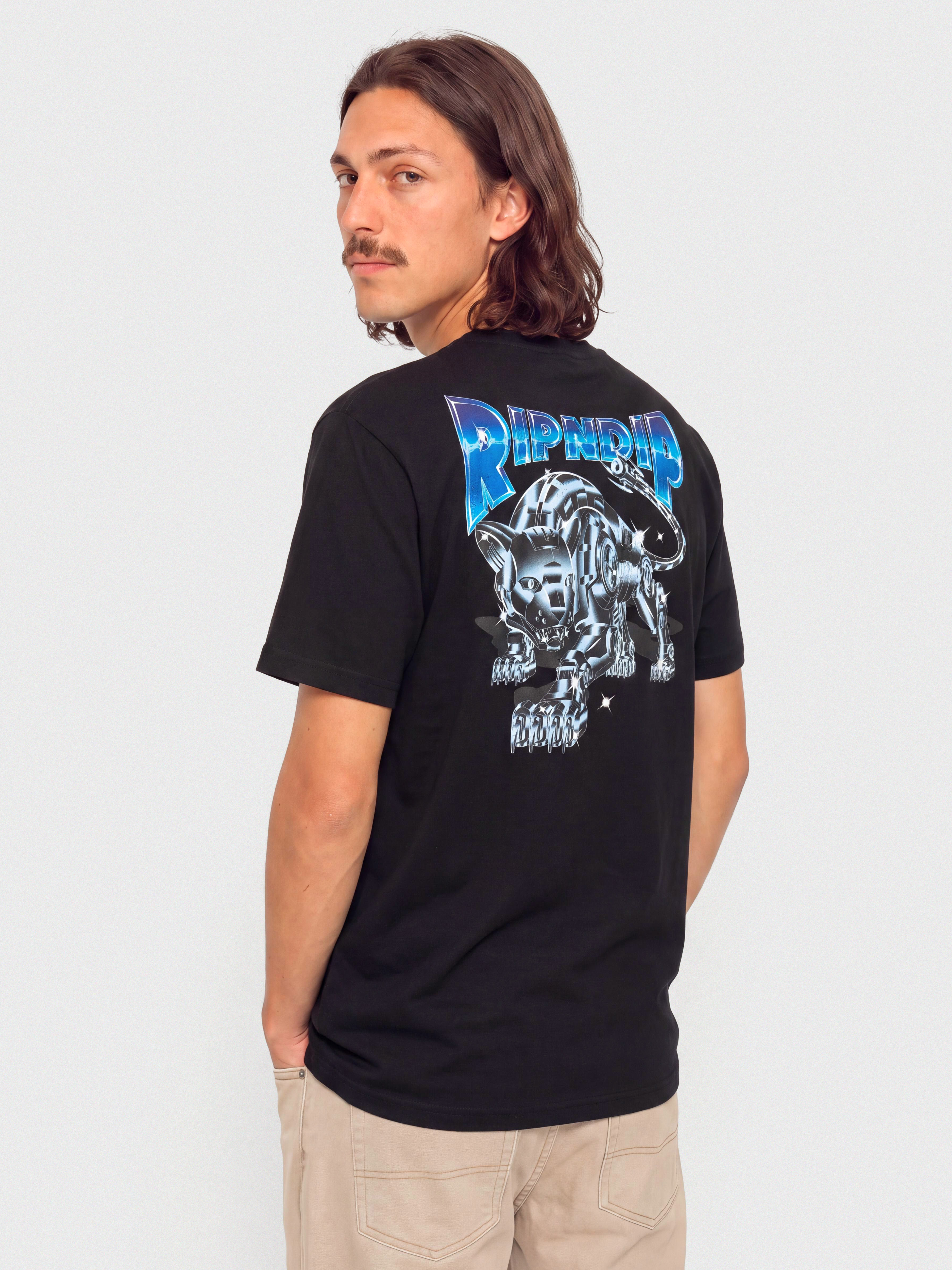 Футболка RipNDip Cyborg (black wash)