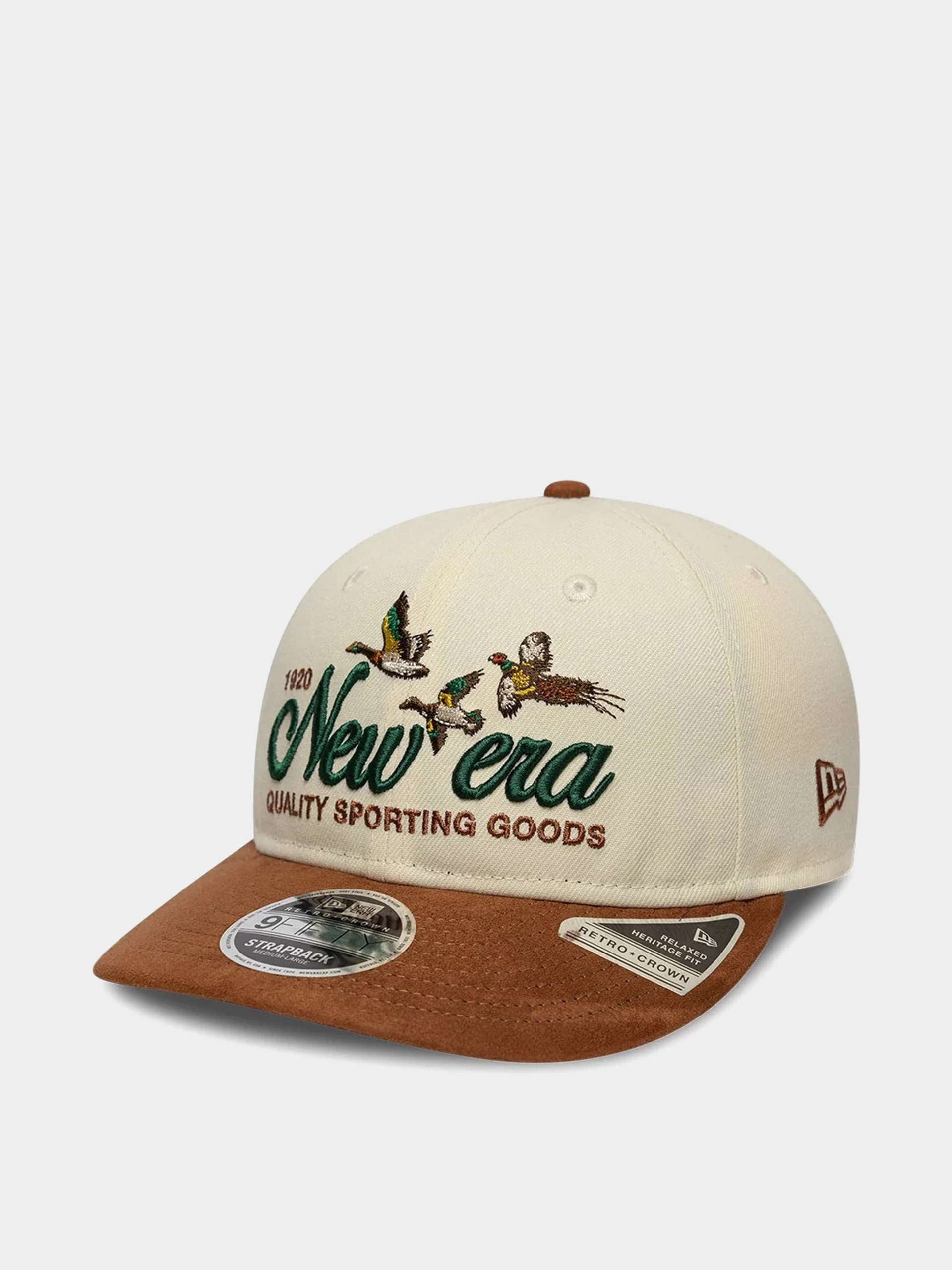 Кепка New Era Suede Pc 9Fifty Rc (light cream/brown)