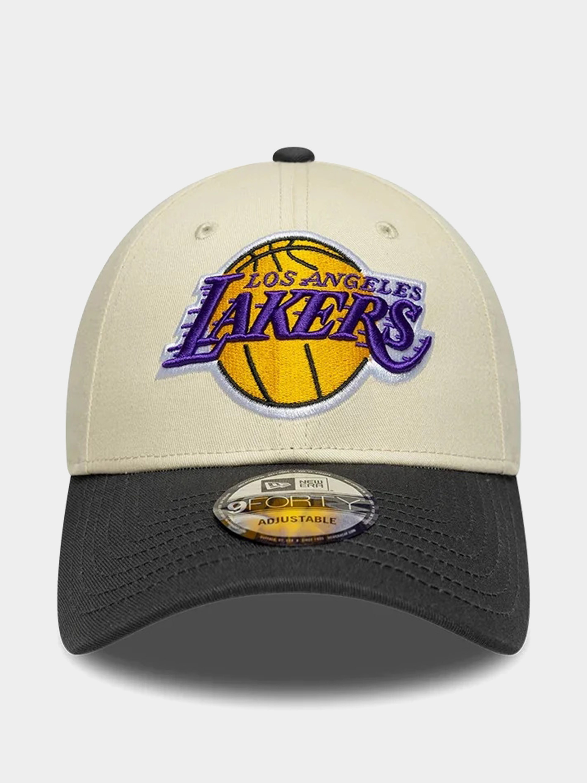 Кепка New Era Nba Colourblock 9Forty Los Angeles Lakers (light cream/grey)