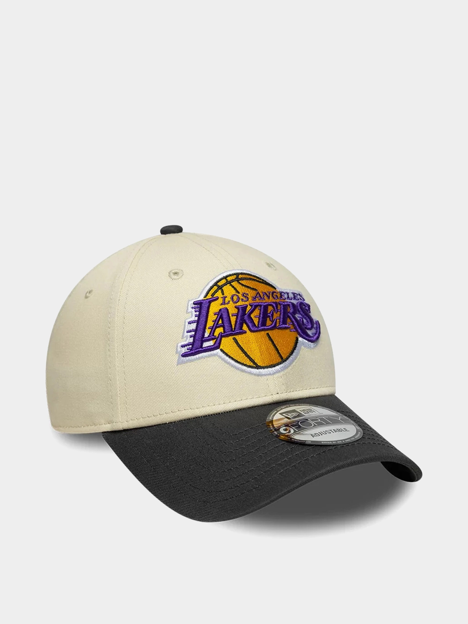 Кепка New Era Nba Colourblock 9Forty Los Angeles Lakers (light cream/grey)