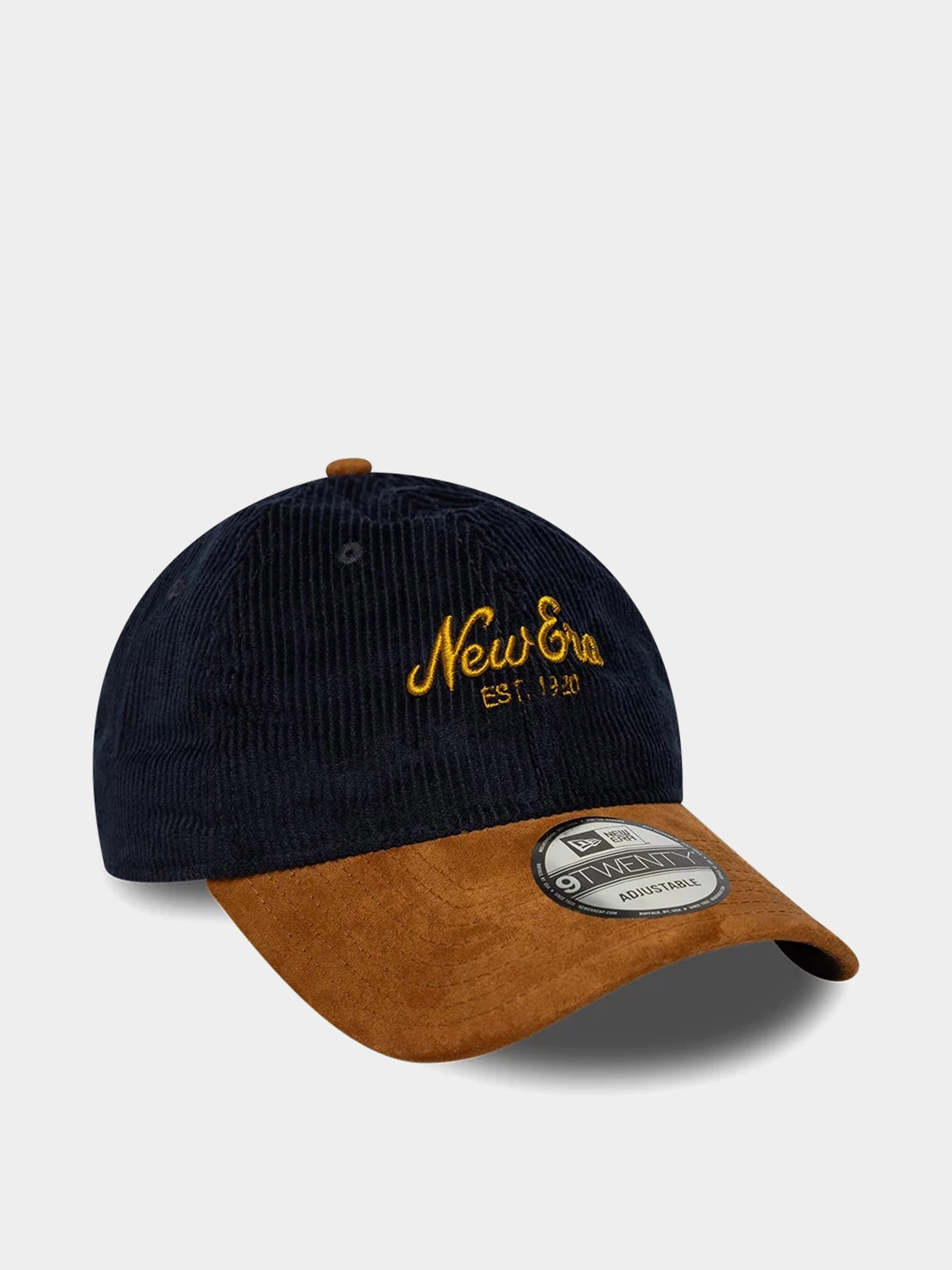 Кепка New Era Cord Mix 9Twenty (navy/brown)