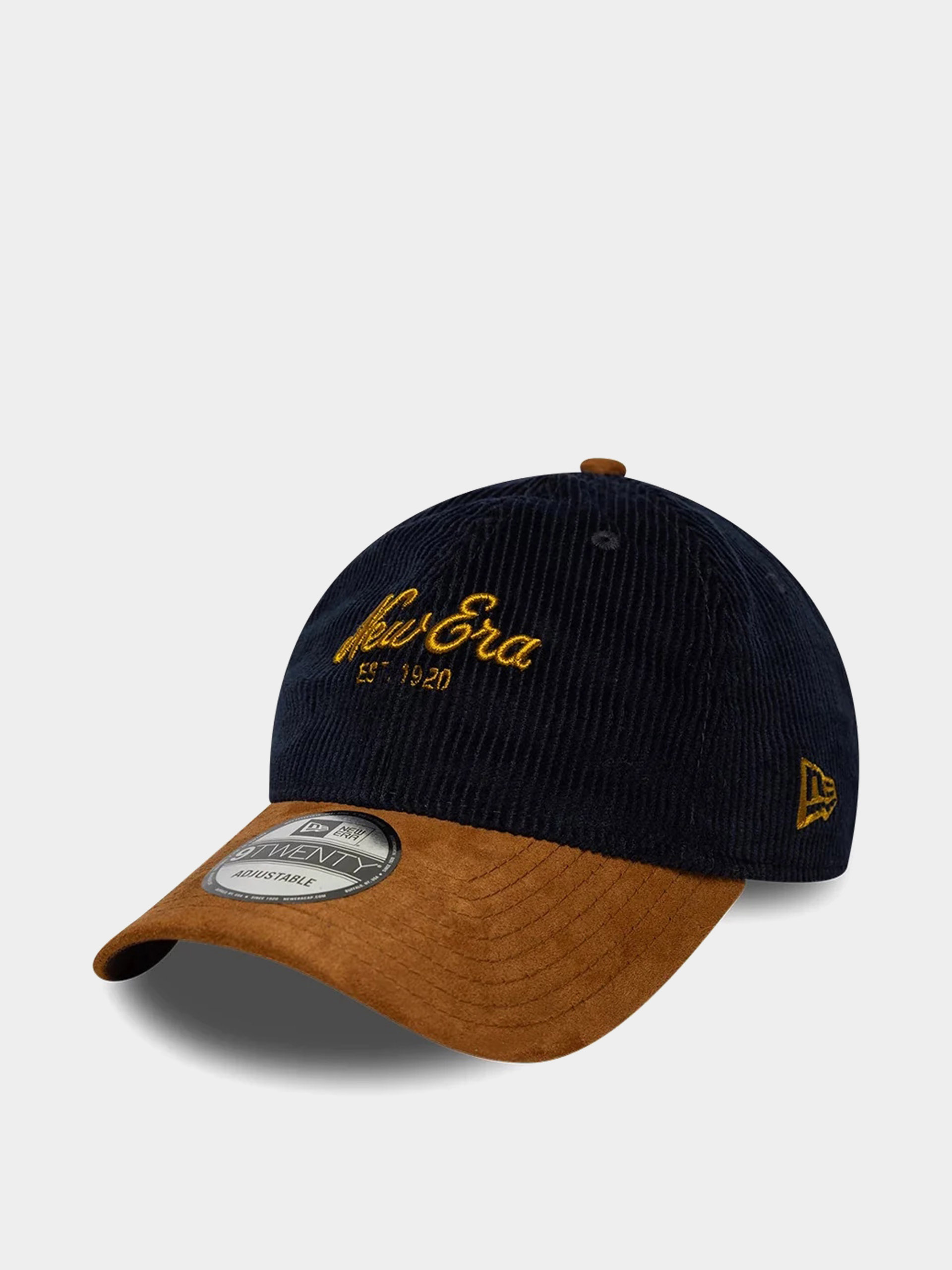 Кепка New Era Cord Mix 9Twenty (navy/brown)
