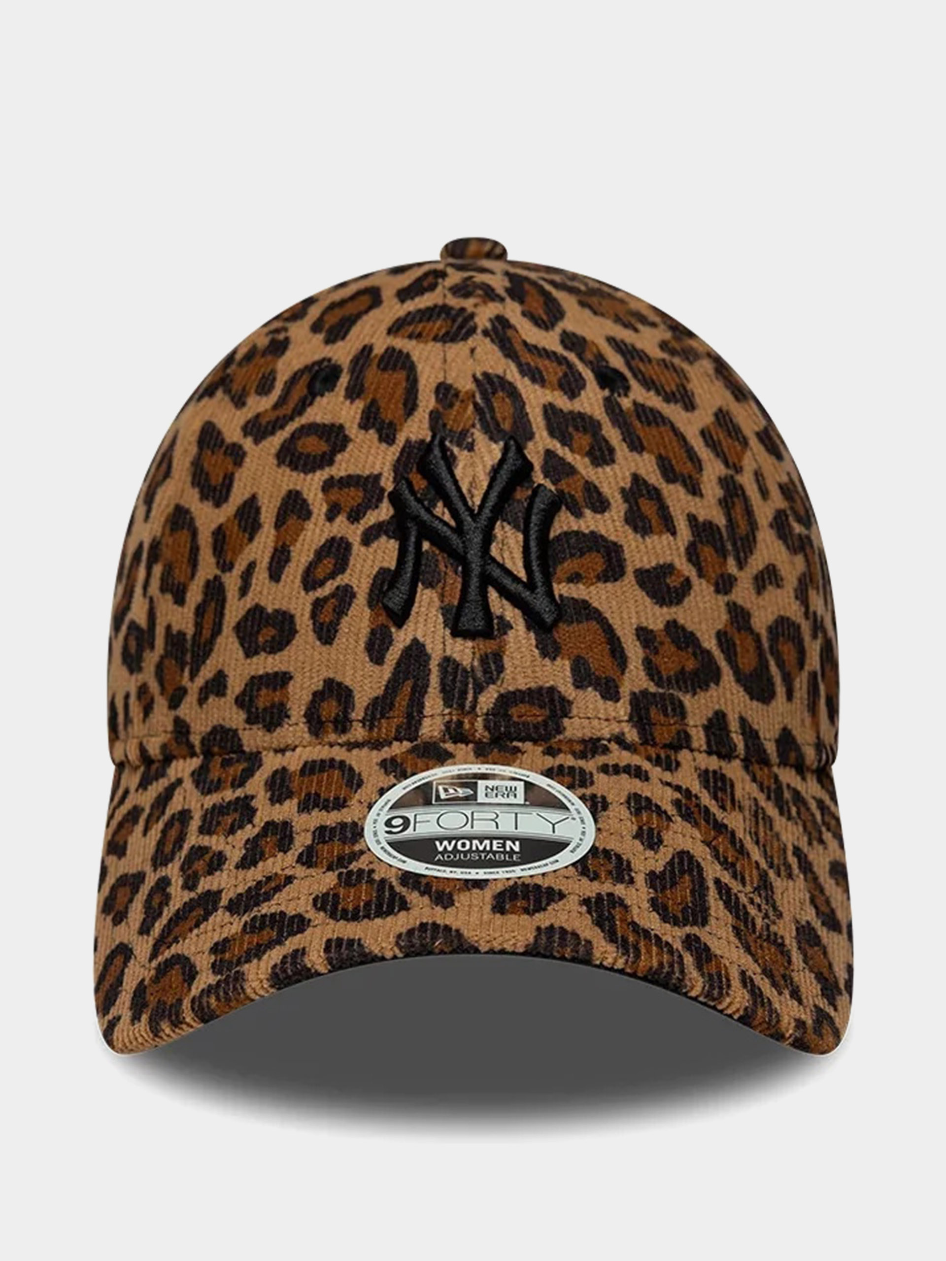 Кепка New Era Leopard Cord 9Forty New York Yankees Wmn (leo brown)